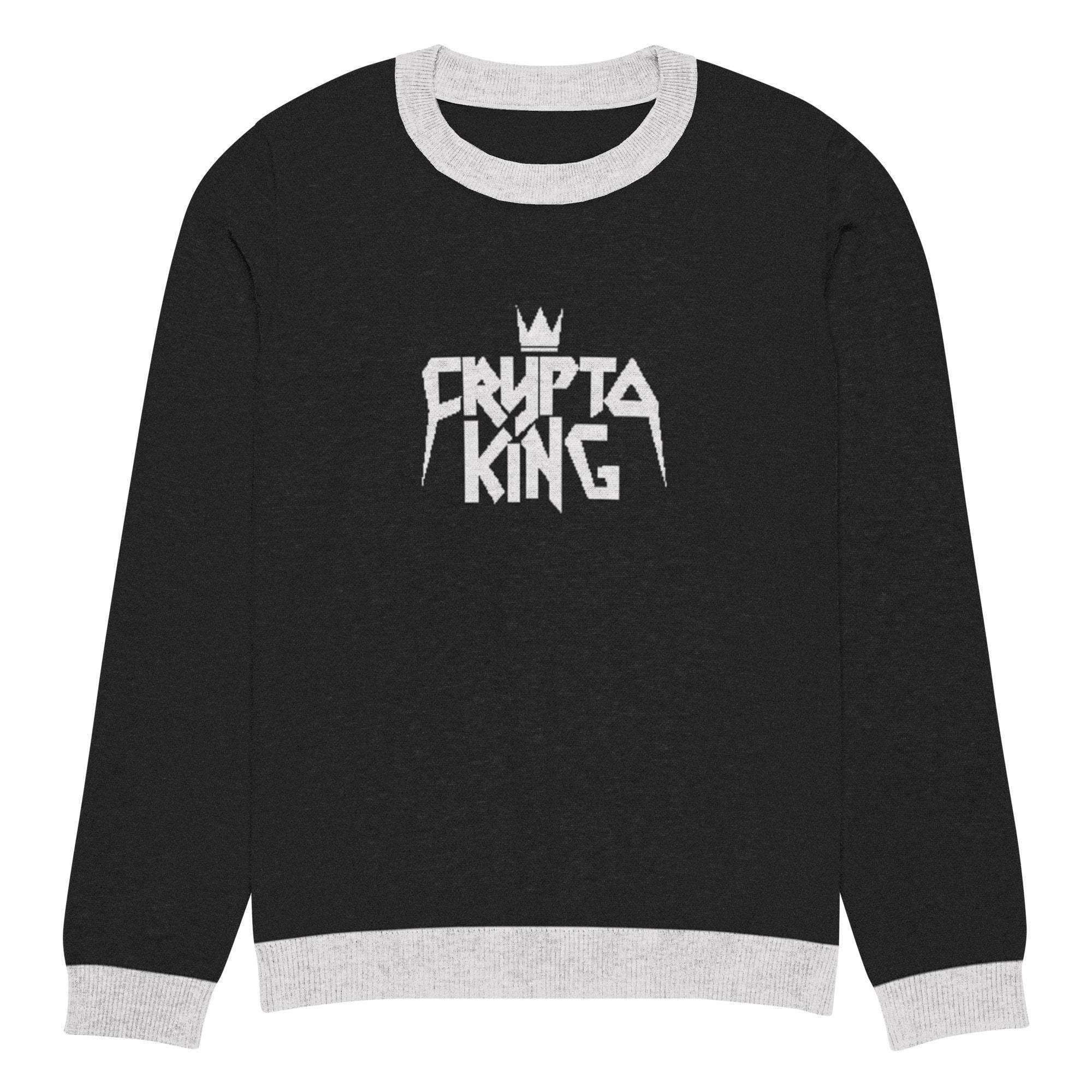 Crypto King Crew Knitted Sweater - InvestmenTees