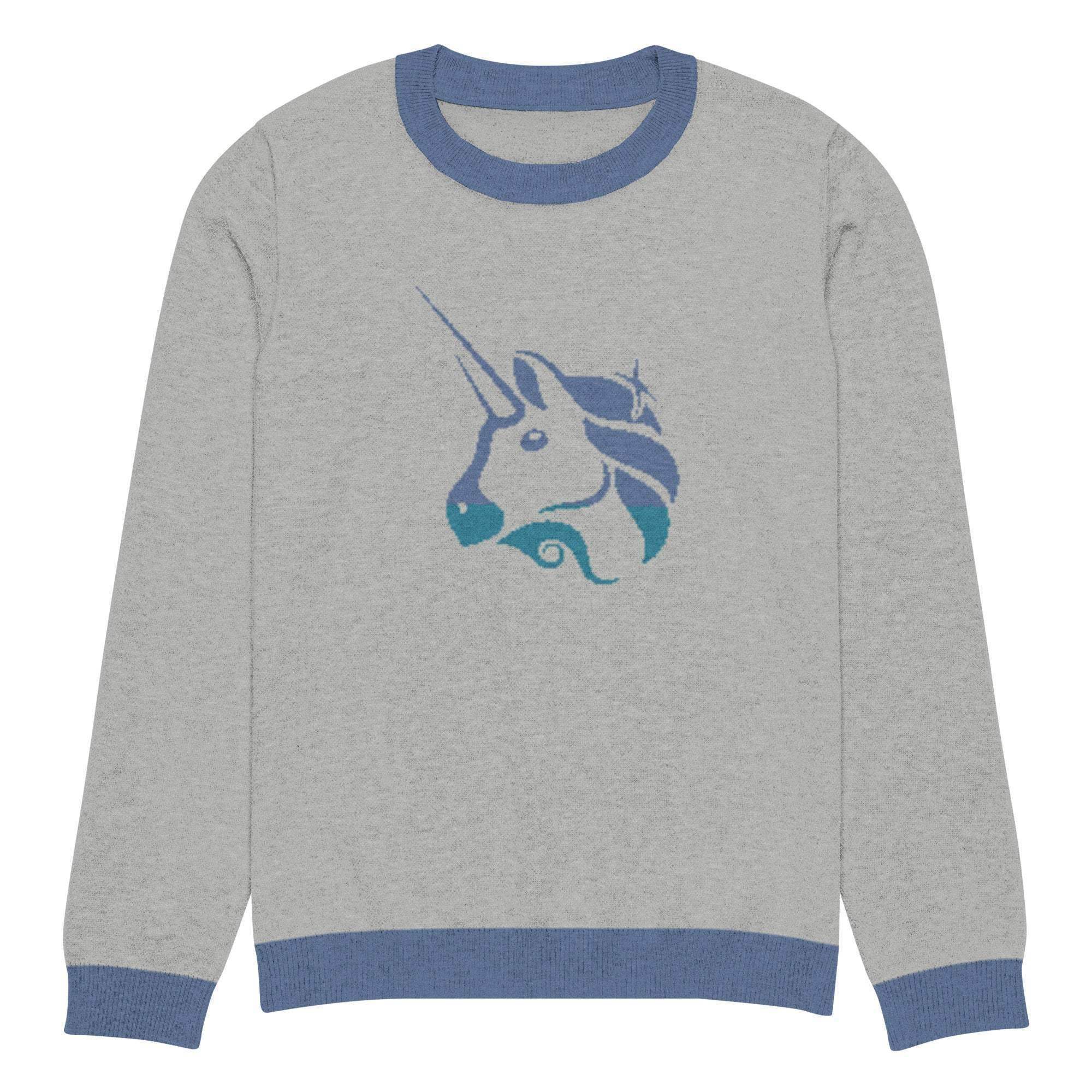 Uniswap Crypto Knitted Crew Sweater - InvestmenTees