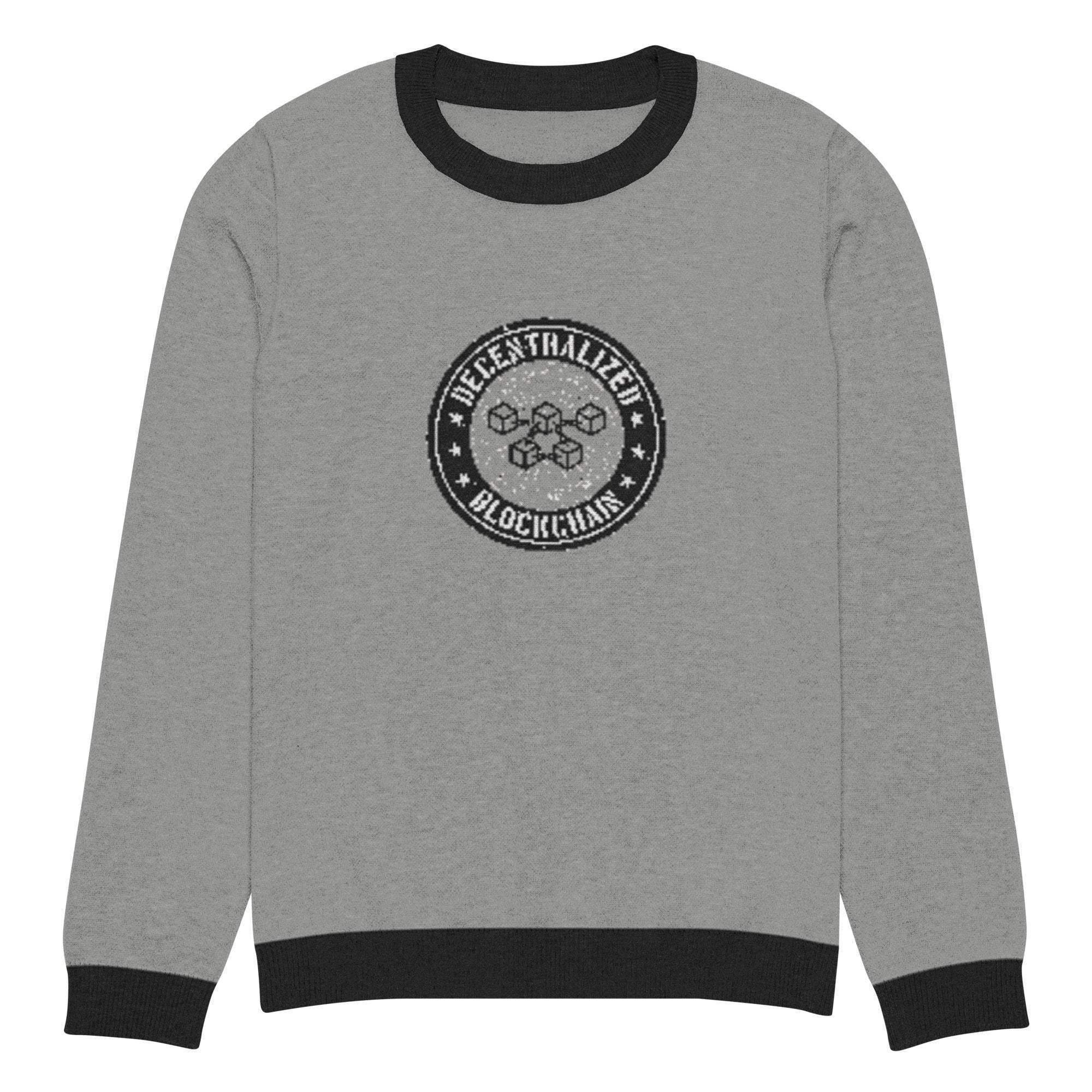 Blockchain Decentralized Crew Knitted Sweater - InvestmenTees