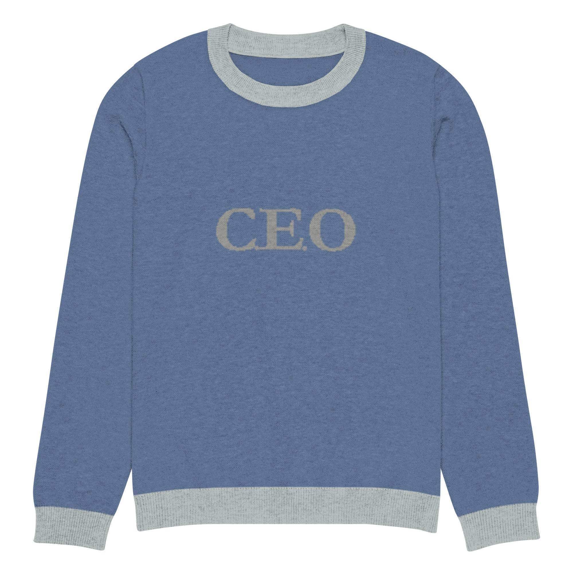 C.E.O. Crew Knitted Sweater - InvestmenTees