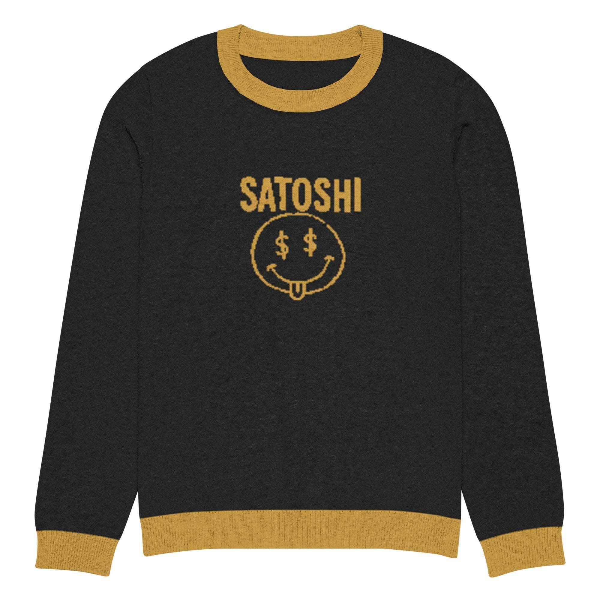 Satoshi Crew Knitted Sweater - InvestmenTees