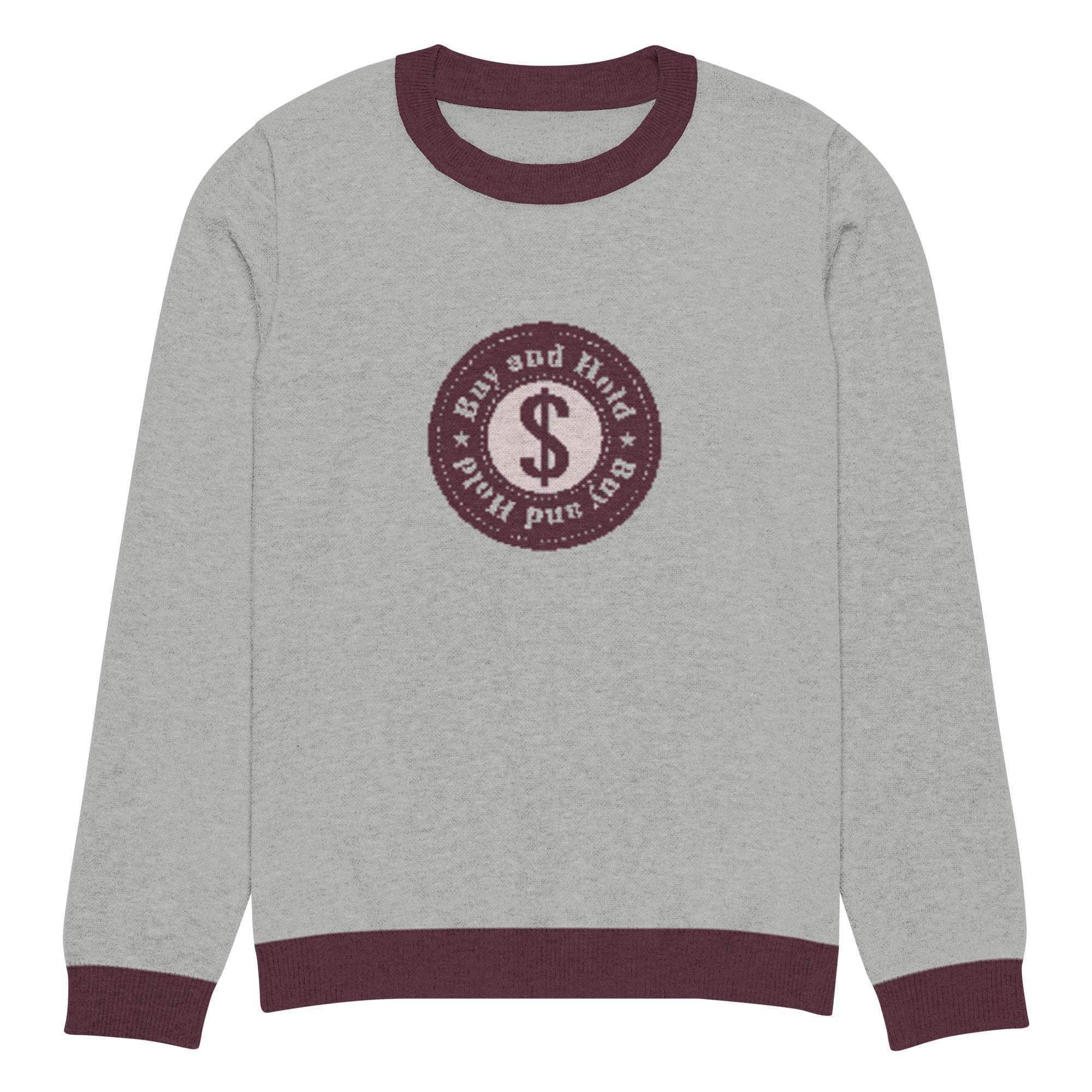 Buy & Hold Crew Knitted Sweater - InvestmenTees