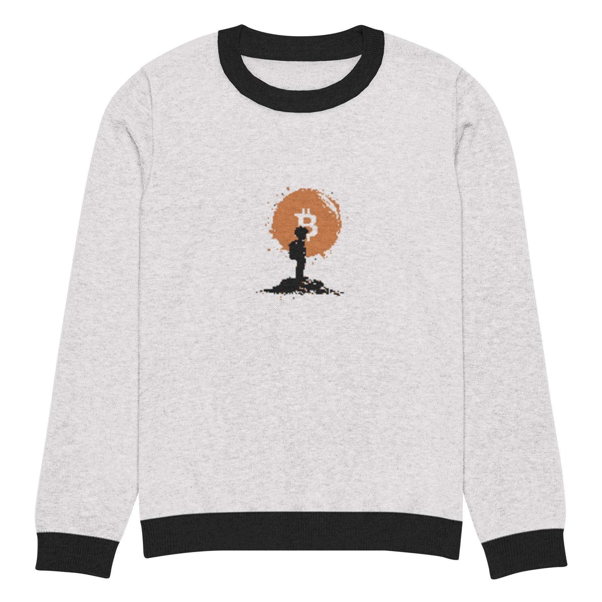 Bitcoin Boy Crew Knitted Sweater - InvestmenTees