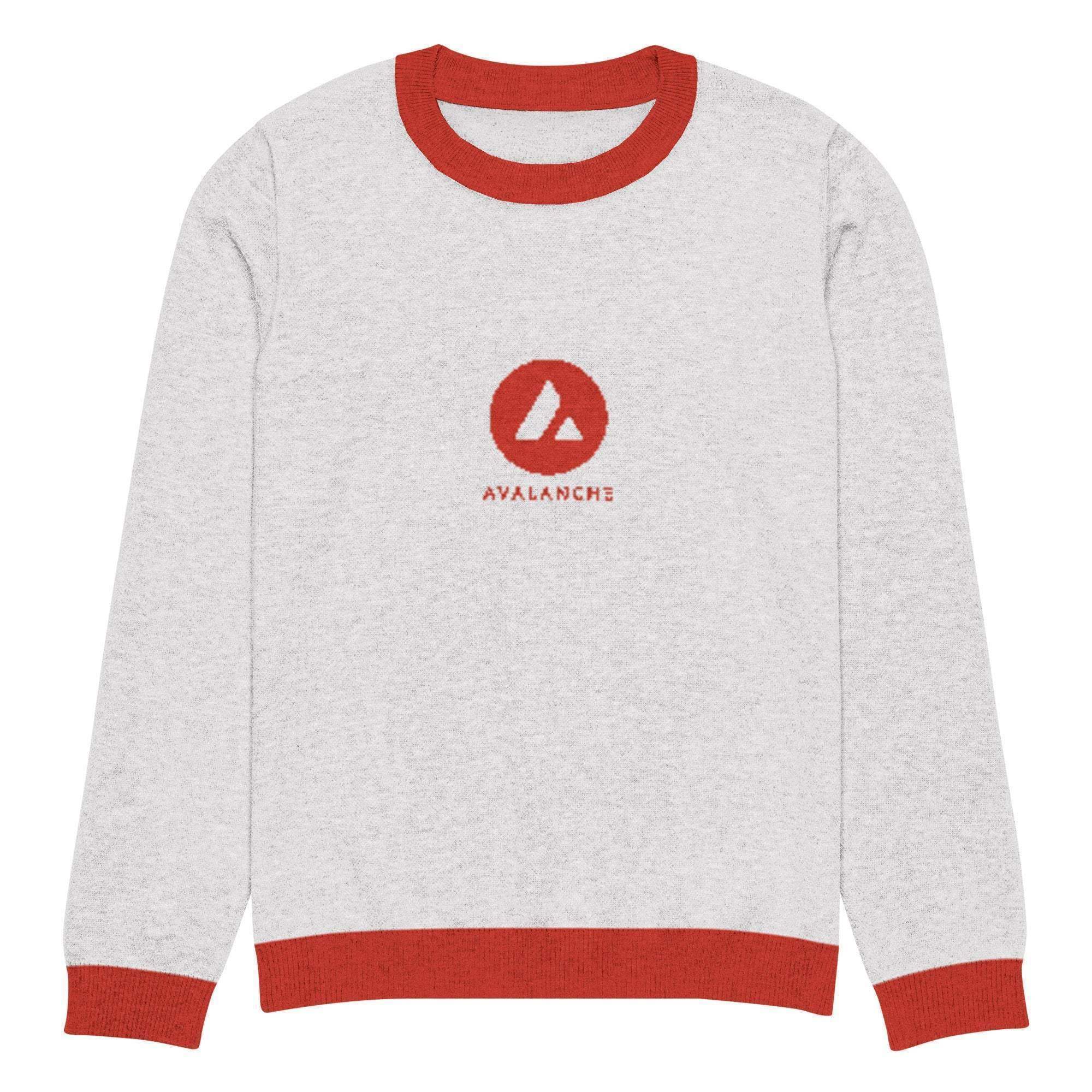 Avalanche | AVAX Crew Knitted Sweater - InvestmenTees