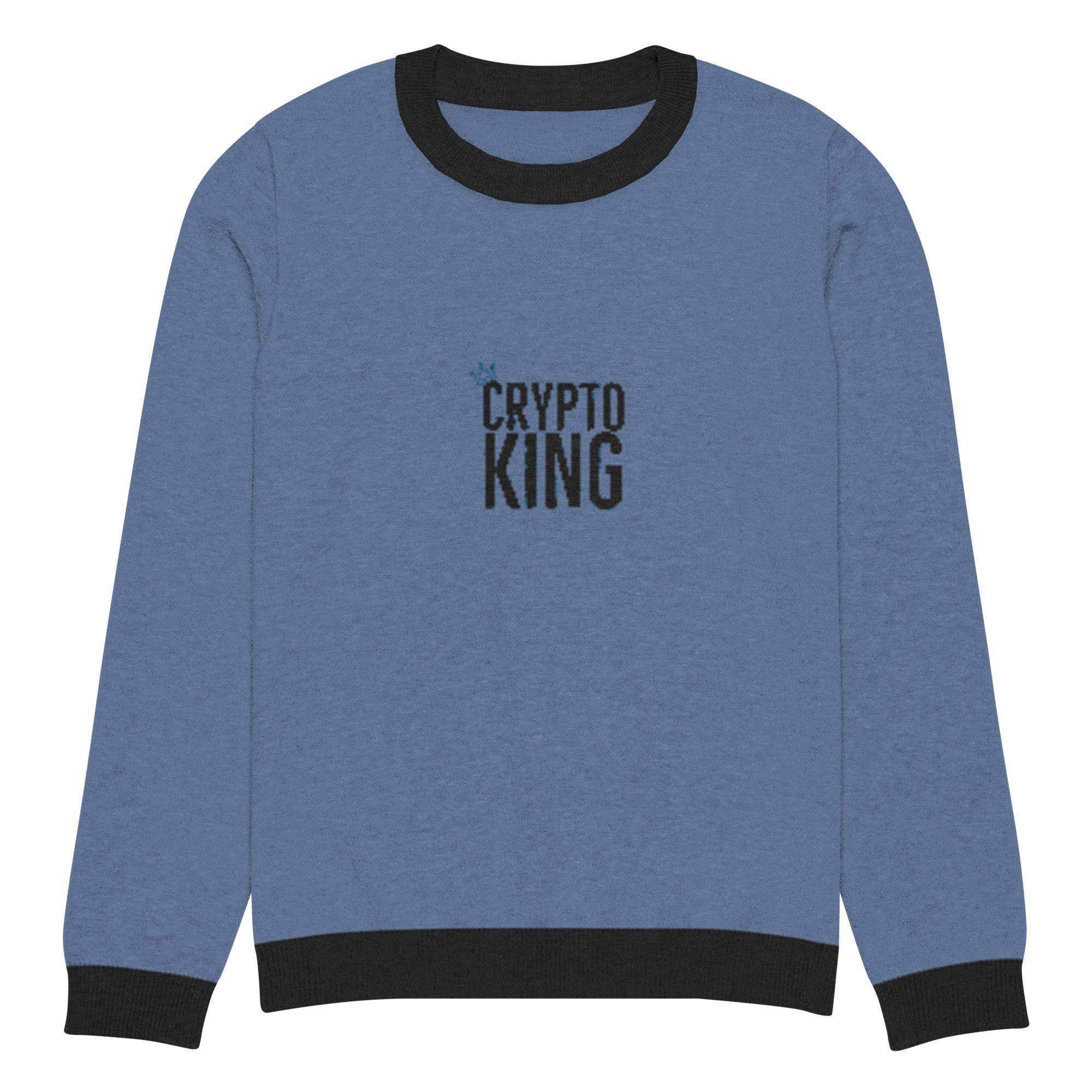 Crypto King Crew Knitted Sweater - InvestmenTees