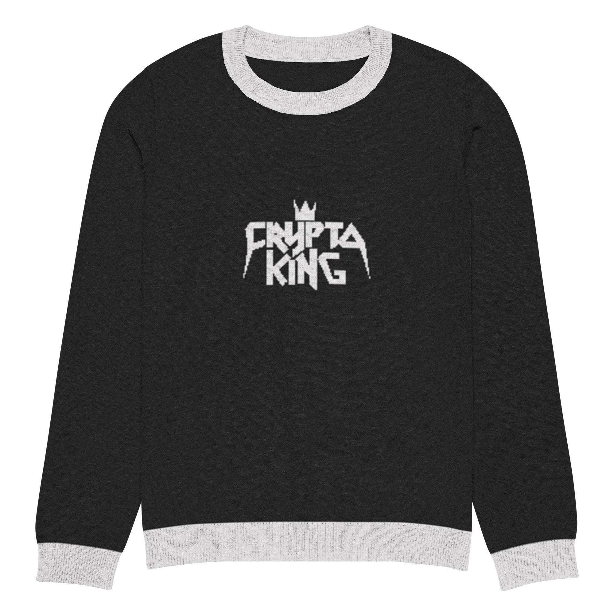 Crypto King Crew Knitted Sweater - InvestmenTees