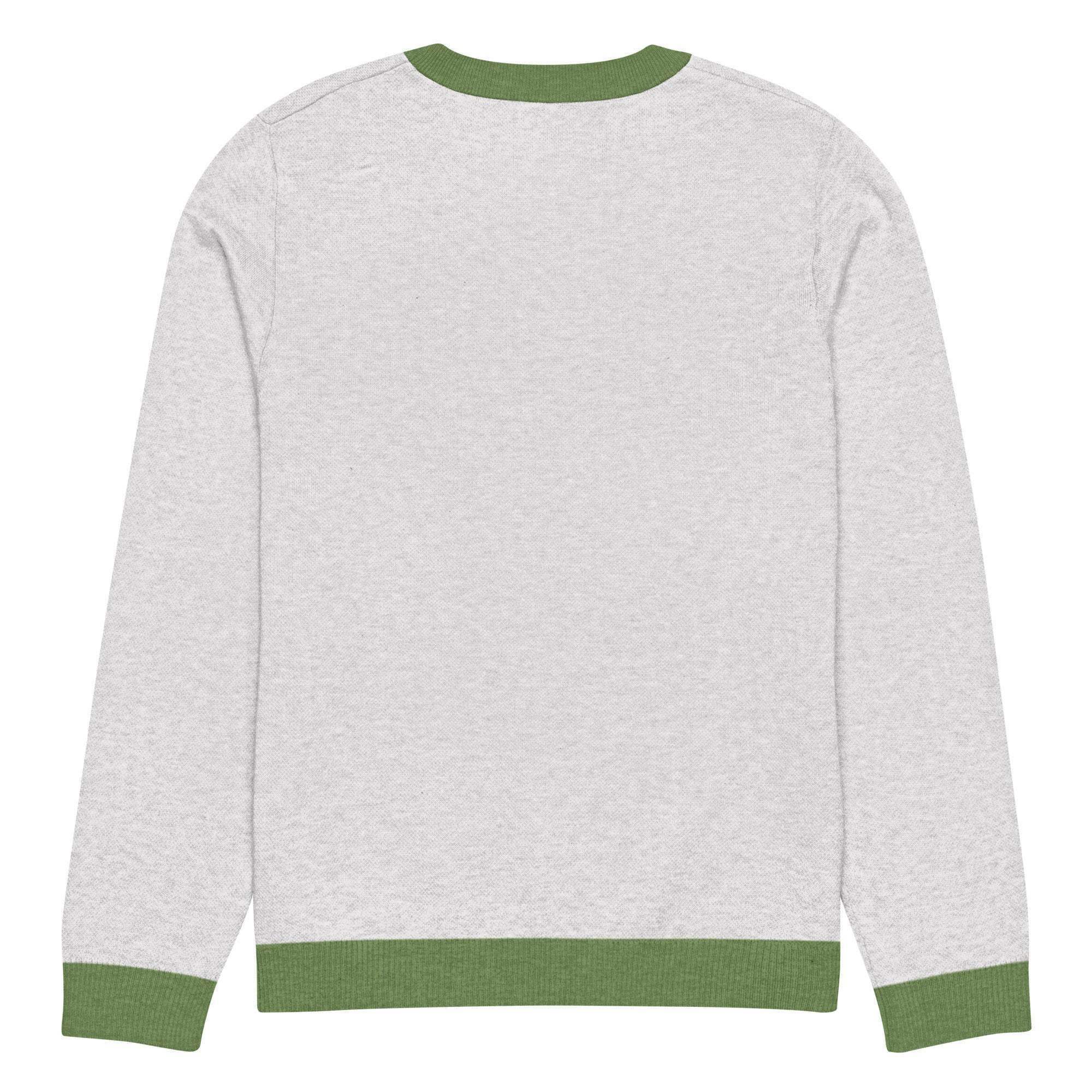 Bitcoin Print Crew Knitted Sweater - InvestmenTees
