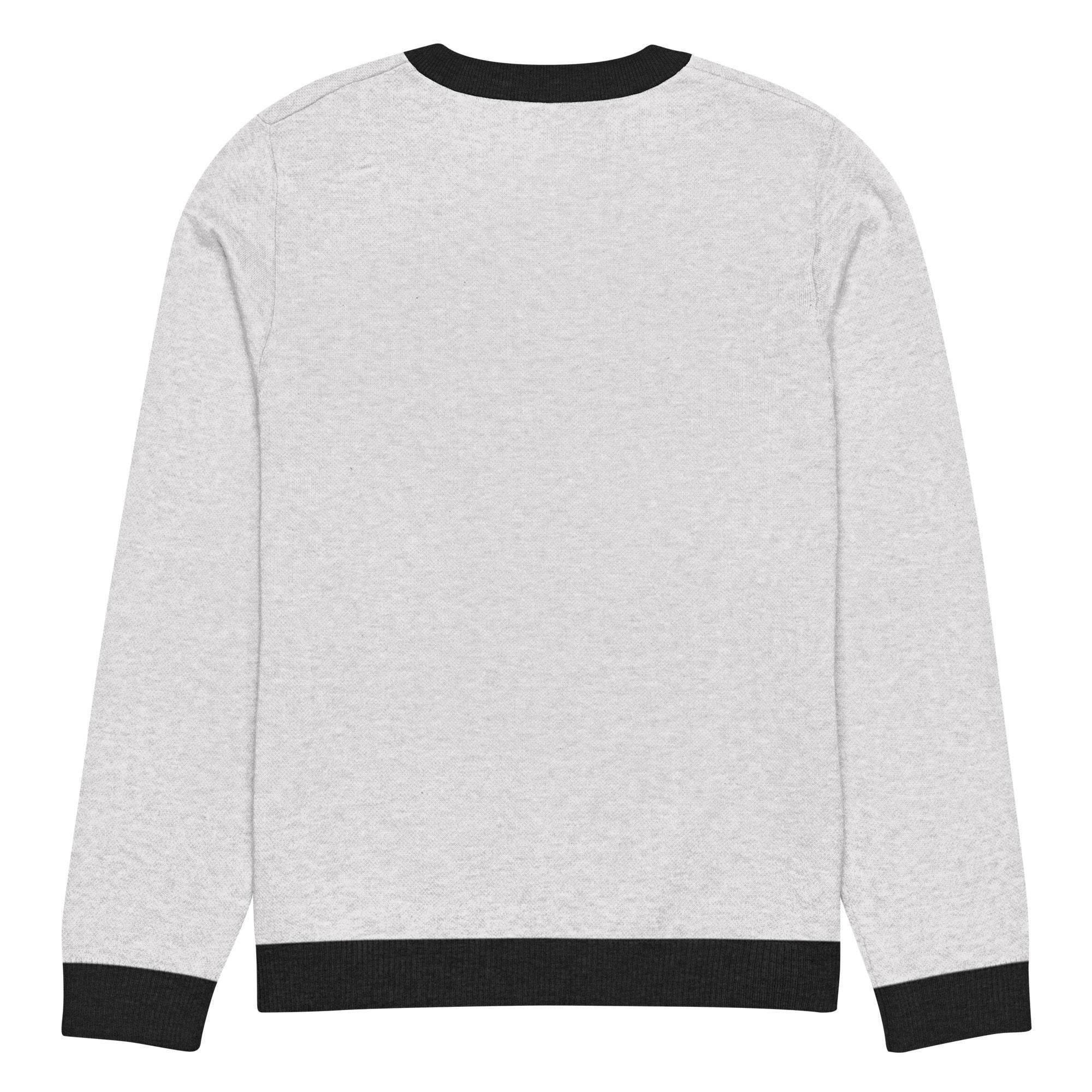 Black Wall Street Crew Knitted Sweater - InvestmenTees