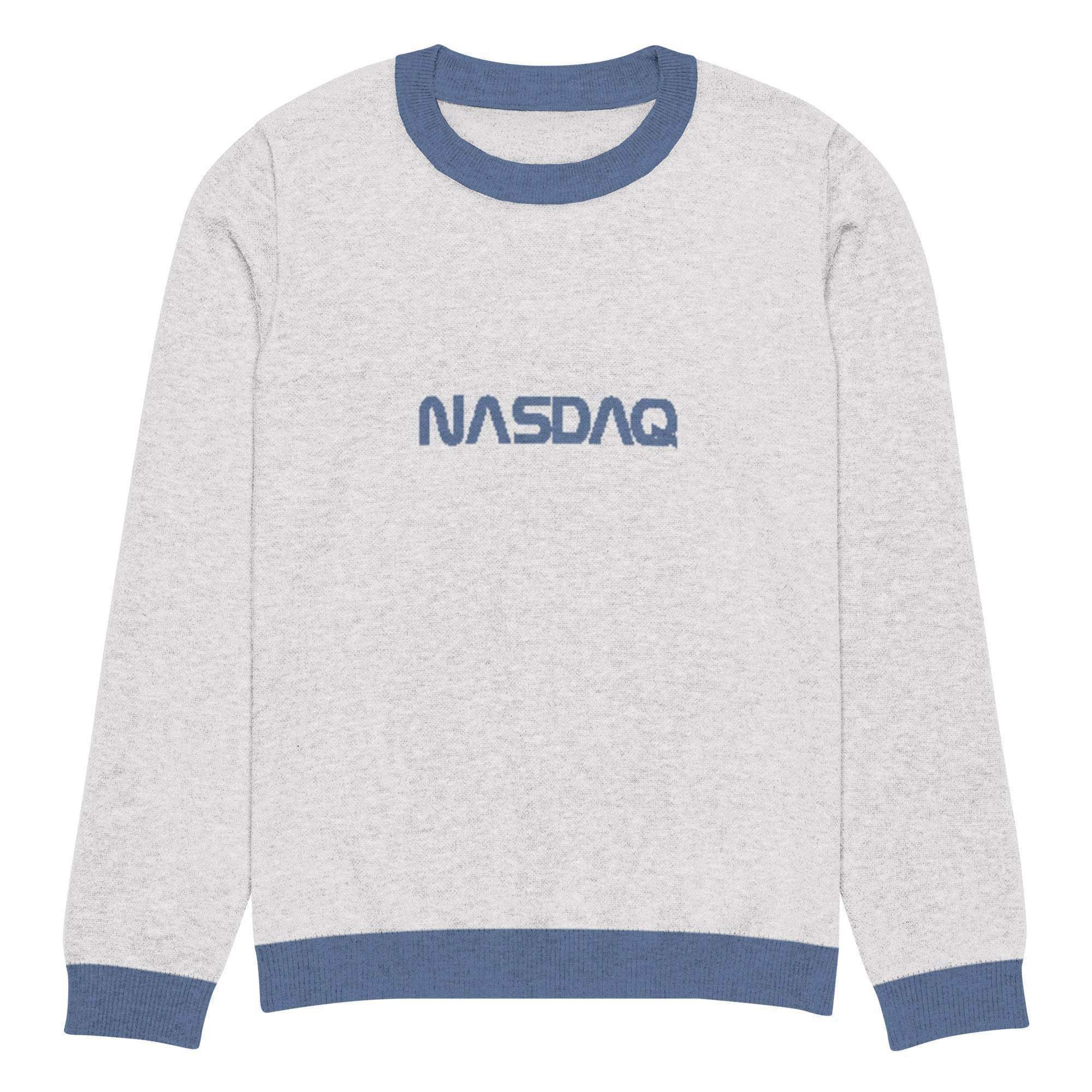 Nasdaq Knitted Crew Sweater - InvestmenTees