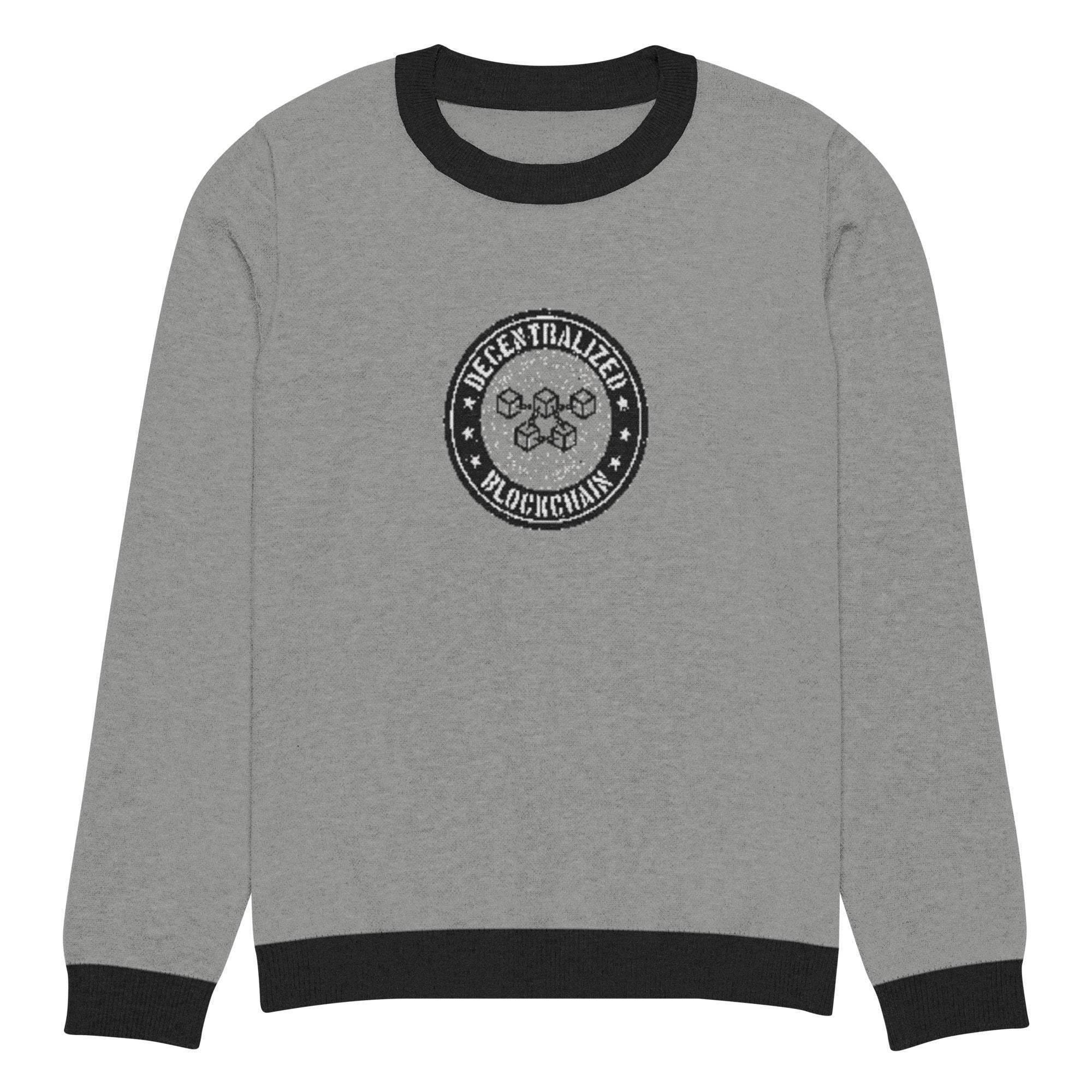 Blockchain Decentralized Crew Knitted Sweater - InvestmenTees