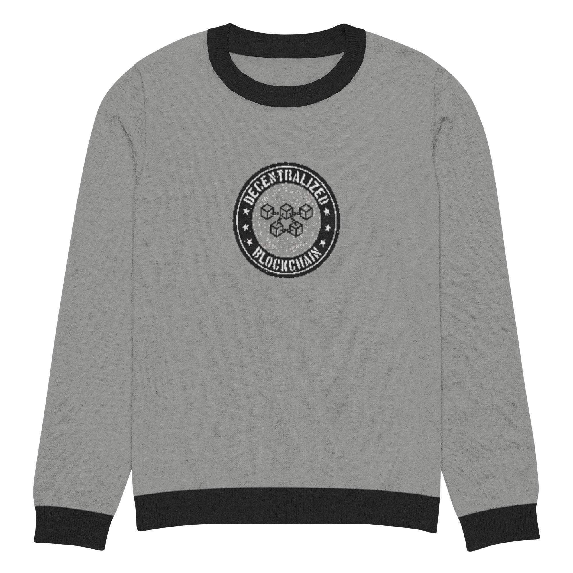 Blockchain Decentralized Crew Knitted Sweater - InvestmenTees