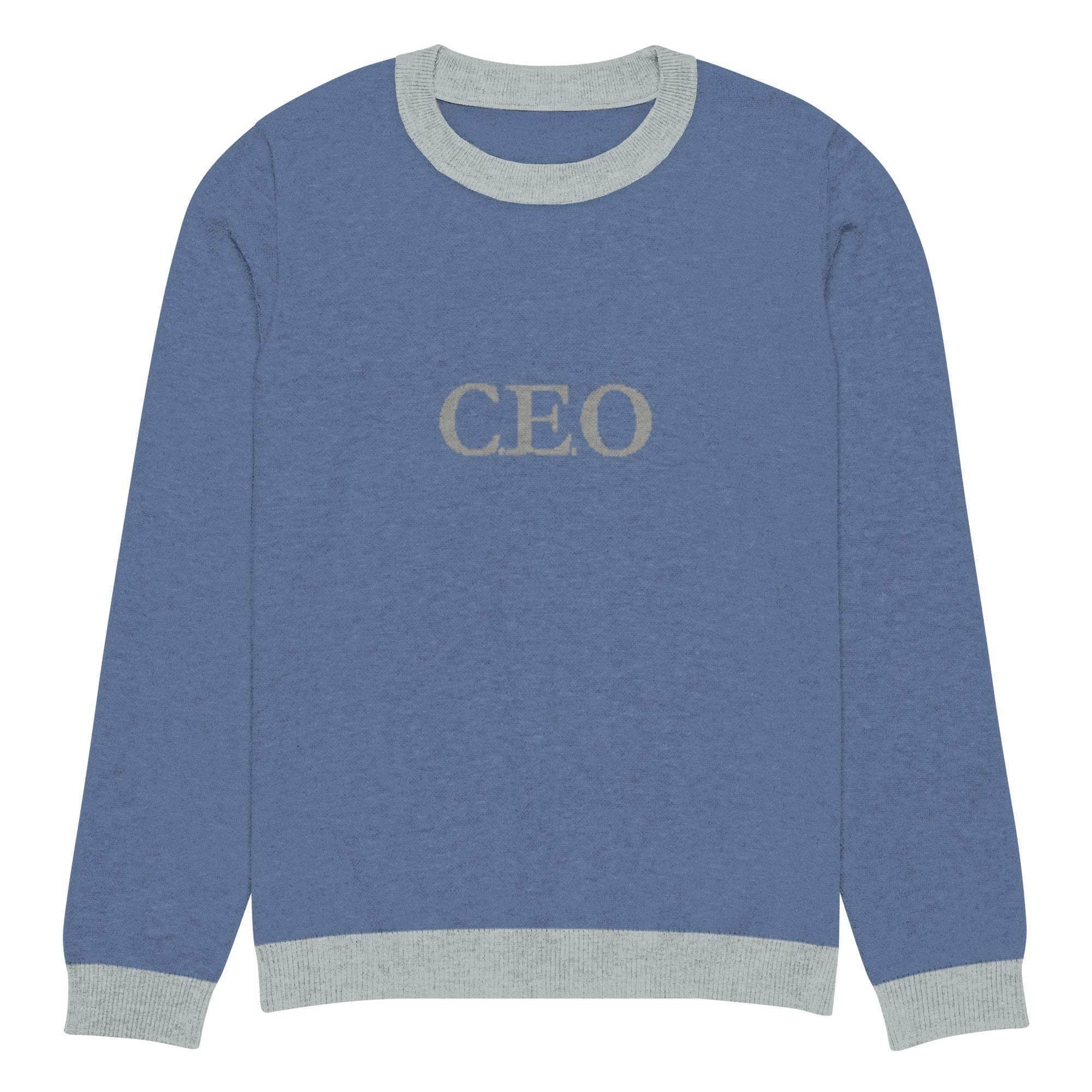 C.E.O. Crew Knitted Sweater - InvestmenTees