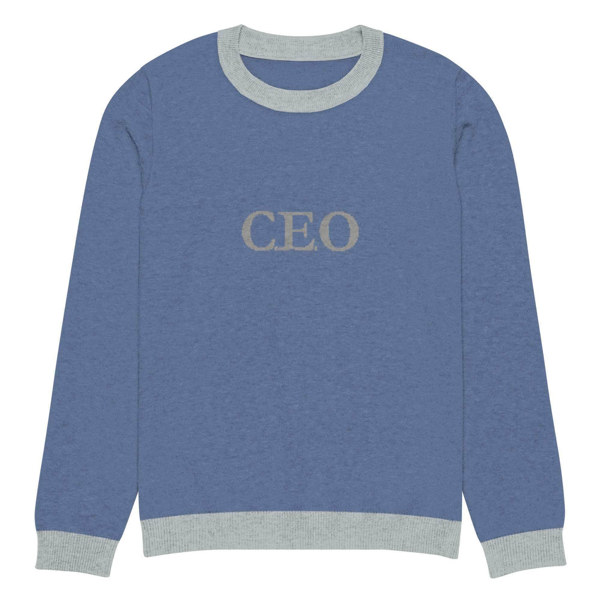 C.E.O. Crew Knitted Sweater - InvestmenTees