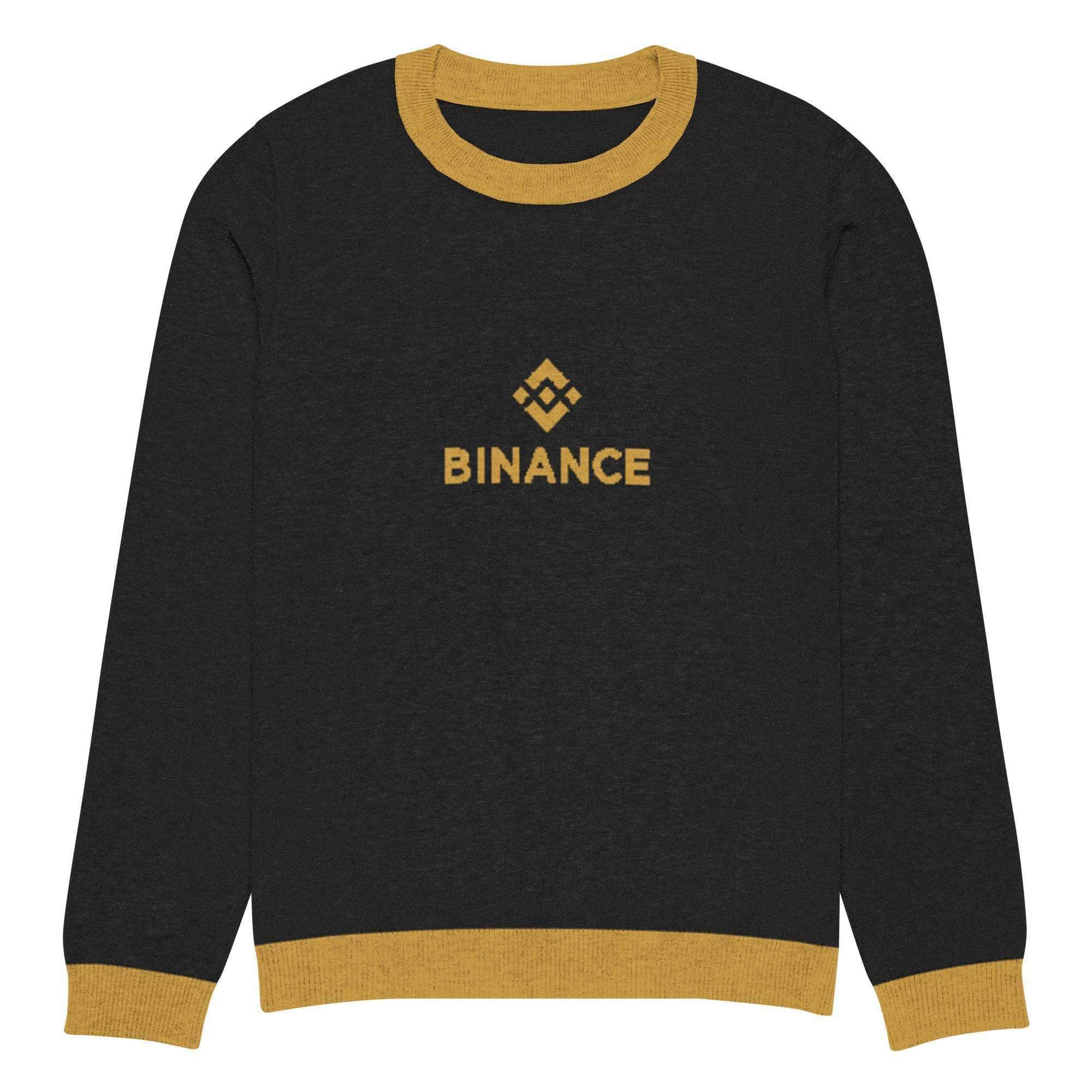 Binance Crew Knitted Sweater - InvestmenTees