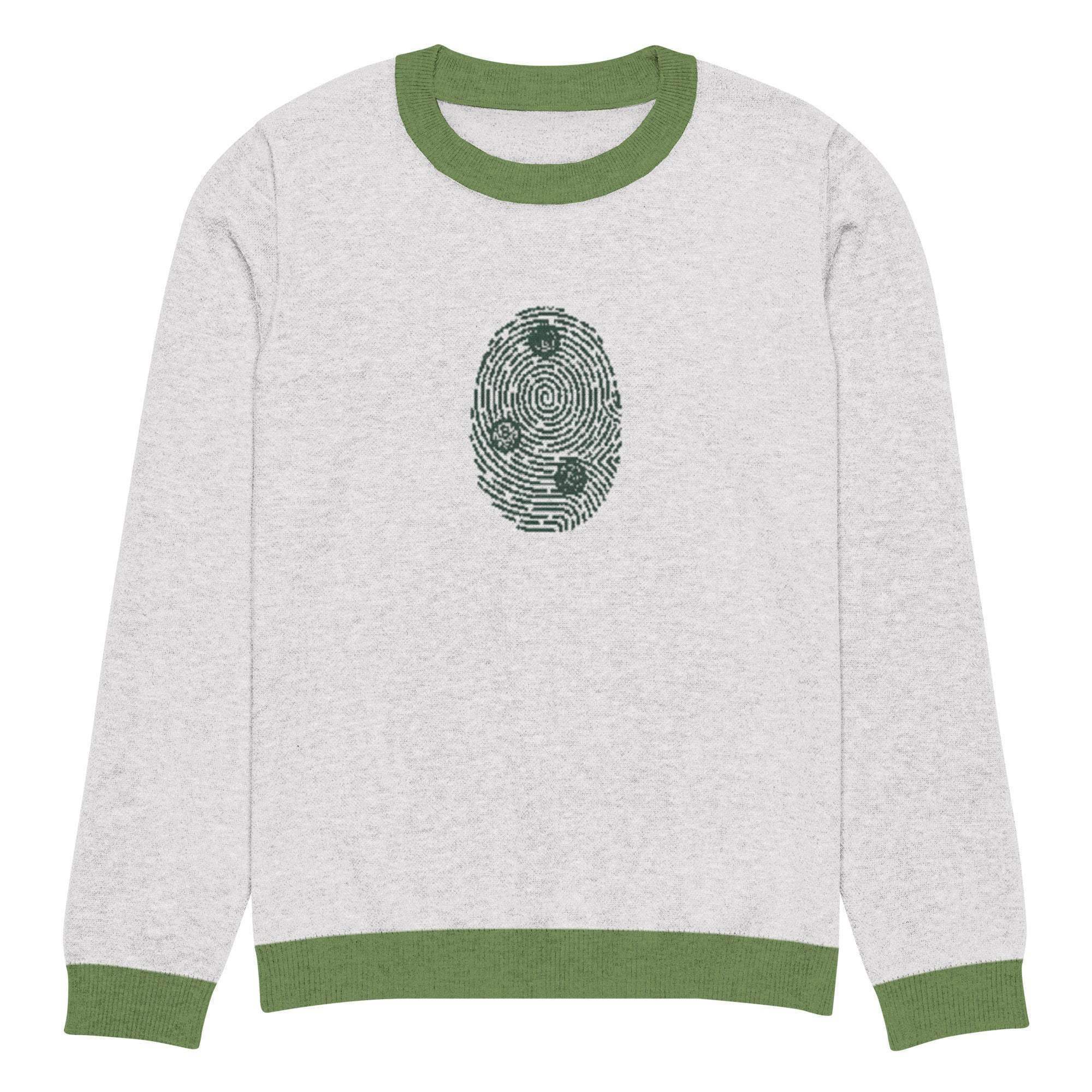 Bitcoin Print Crew Knitted Sweater - InvestmenTees