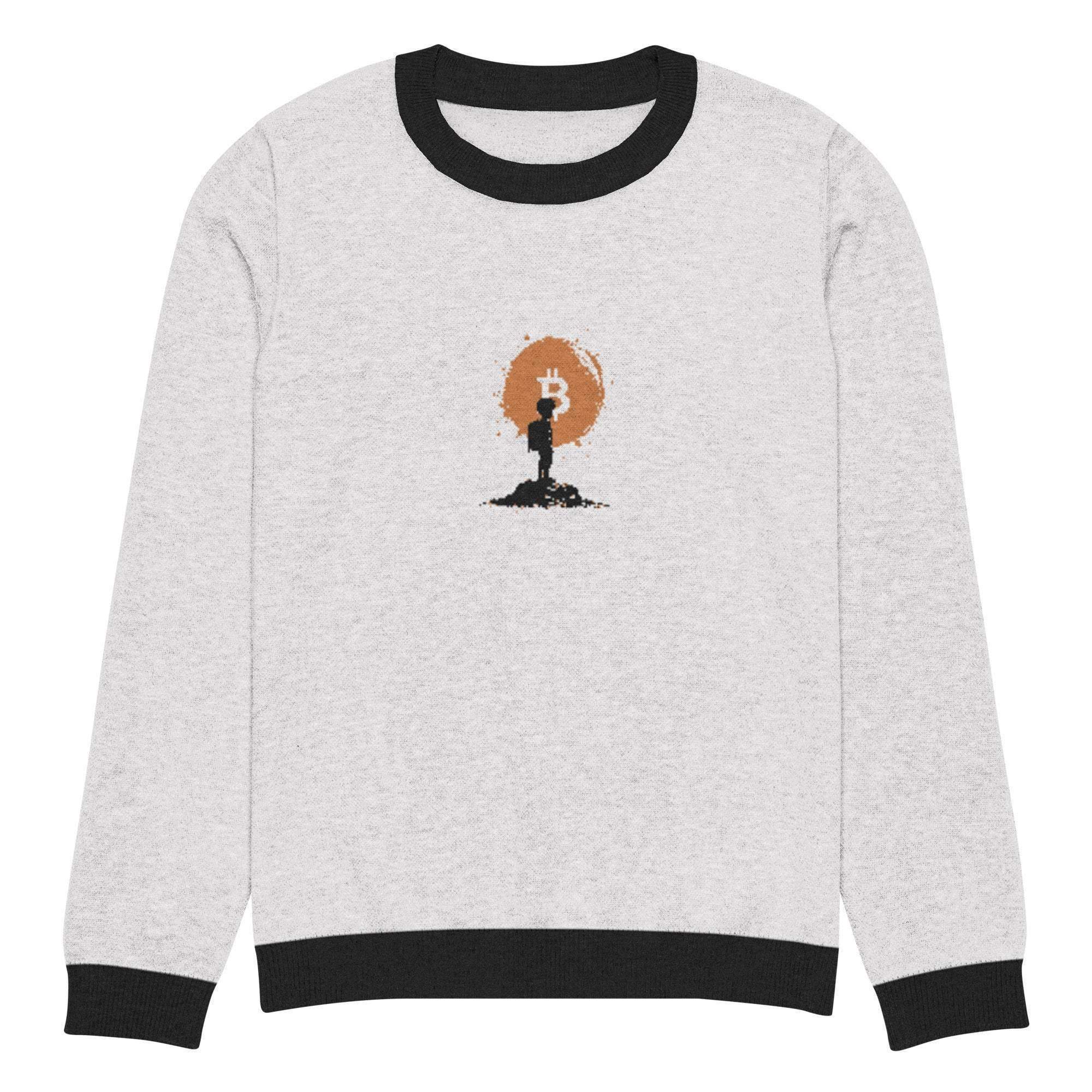 Bitcoin Boy Crew Knitted Sweater - InvestmenTees