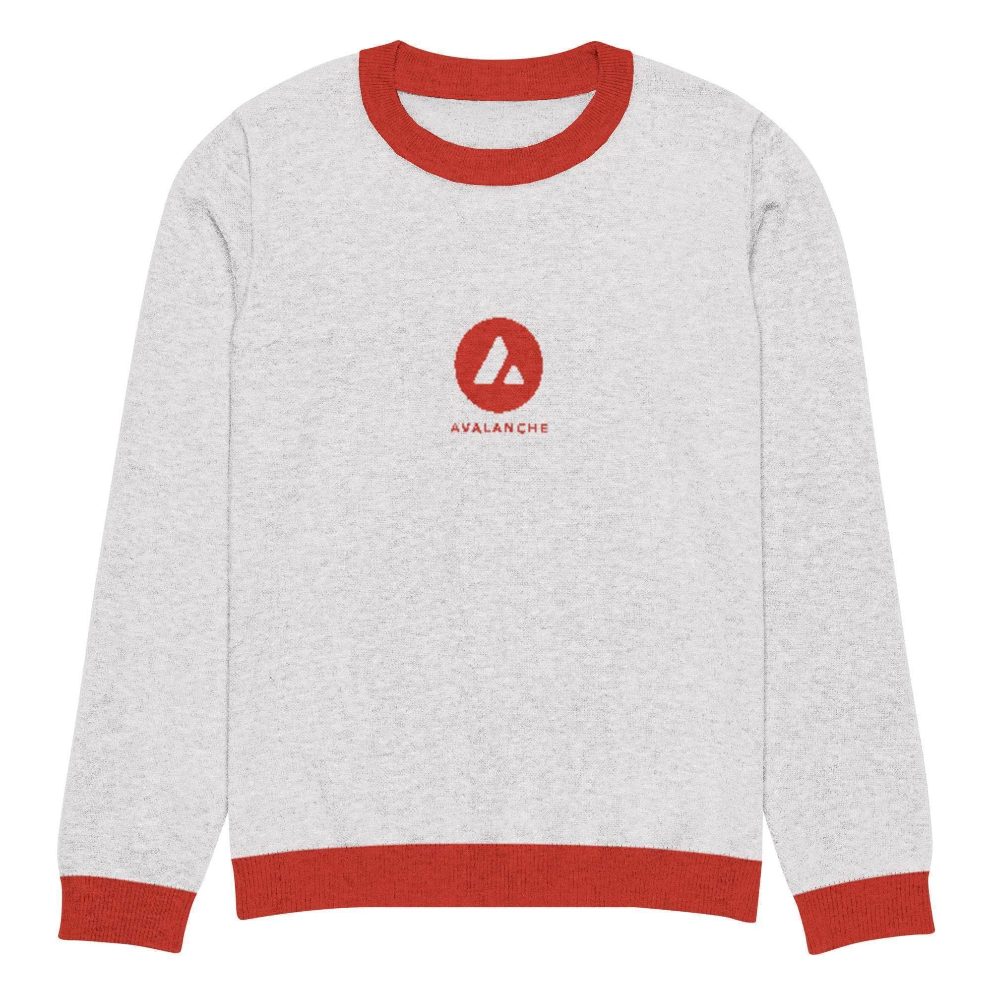 Avalanche | AVAX Crew Knitted Sweater - InvestmenTees