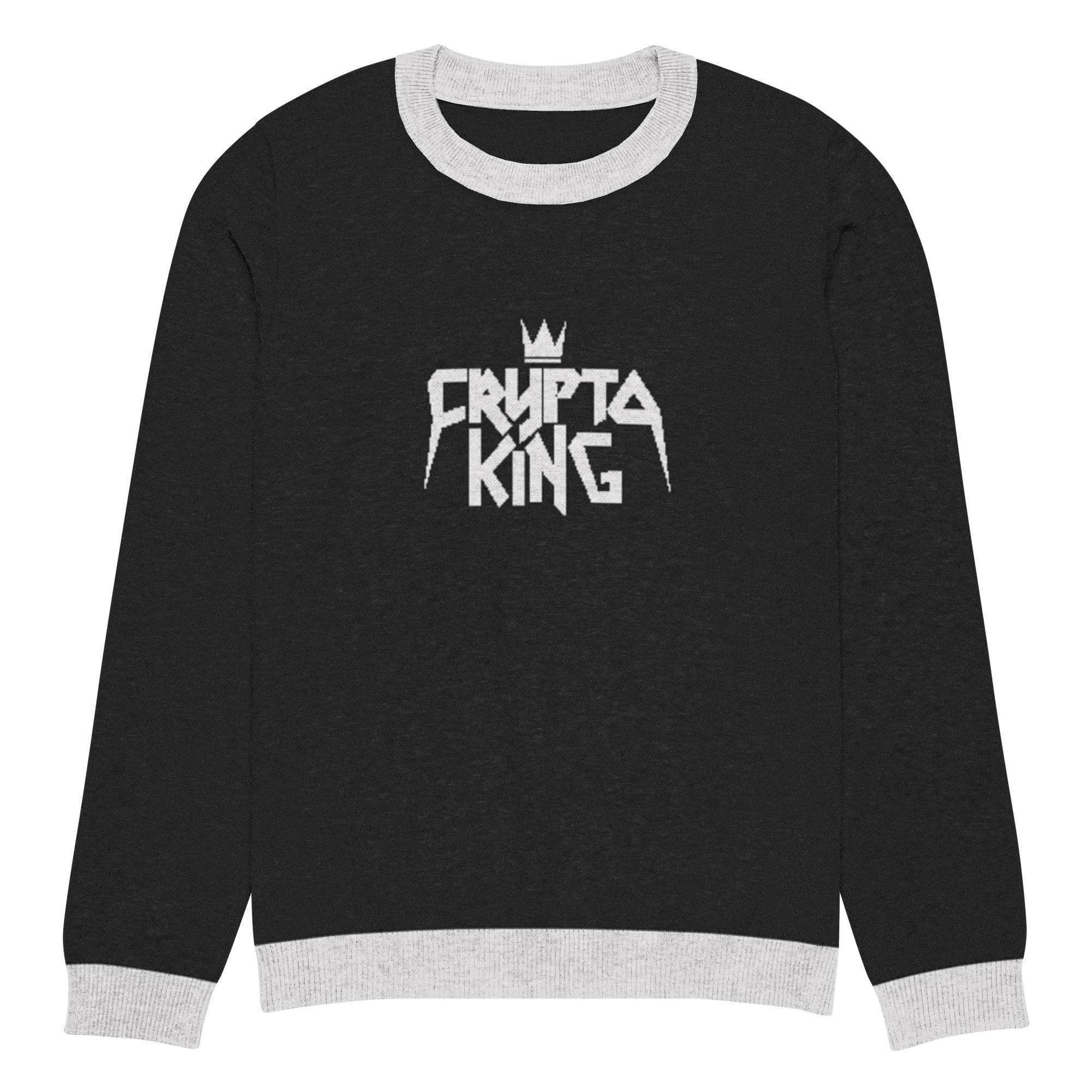 Crypto King Crew Knitted Sweater - InvestmenTees