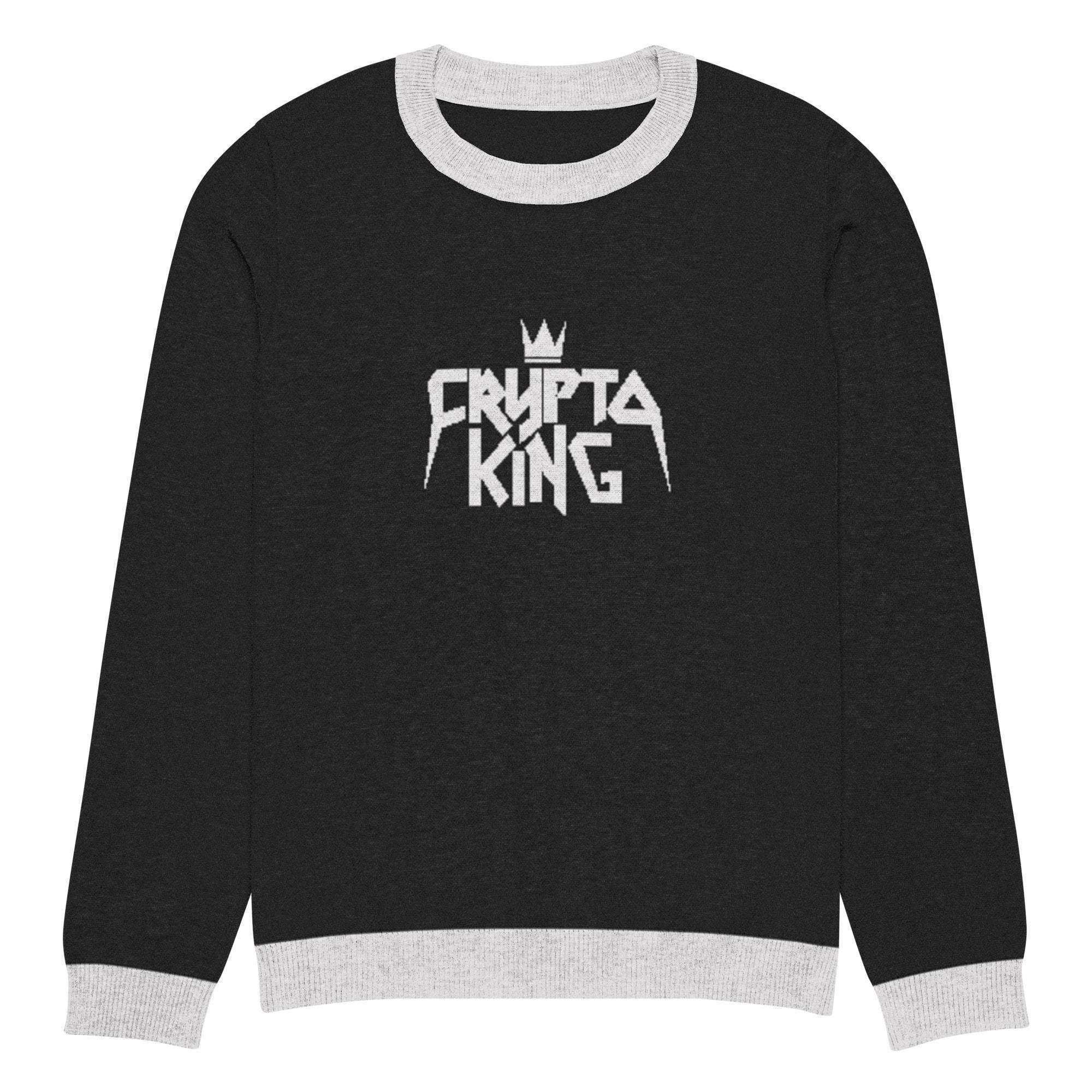 Crypto King Crew Knitted Sweater - InvestmenTees