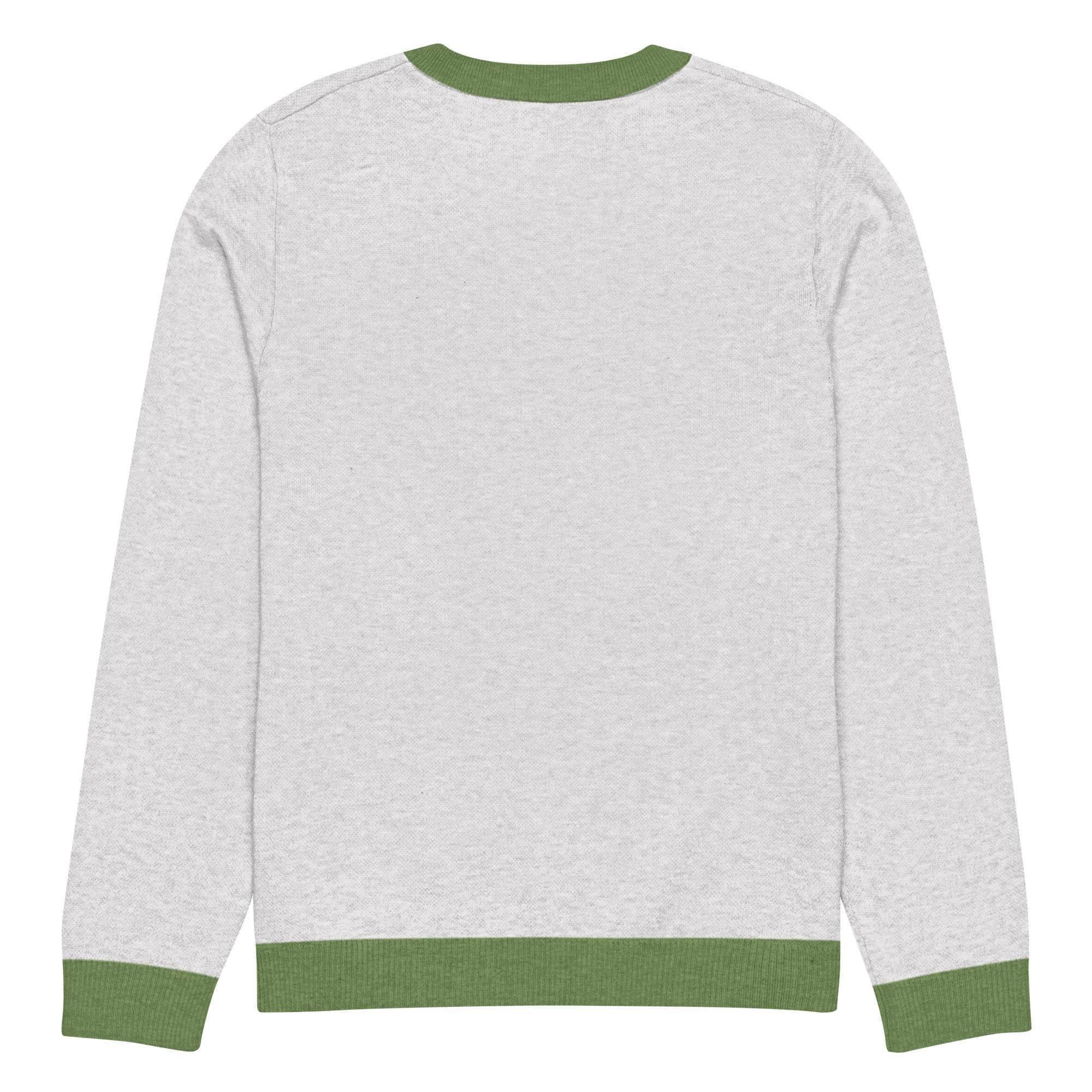 Bitcoin Print Crew Knitted Sweater - InvestmenTees