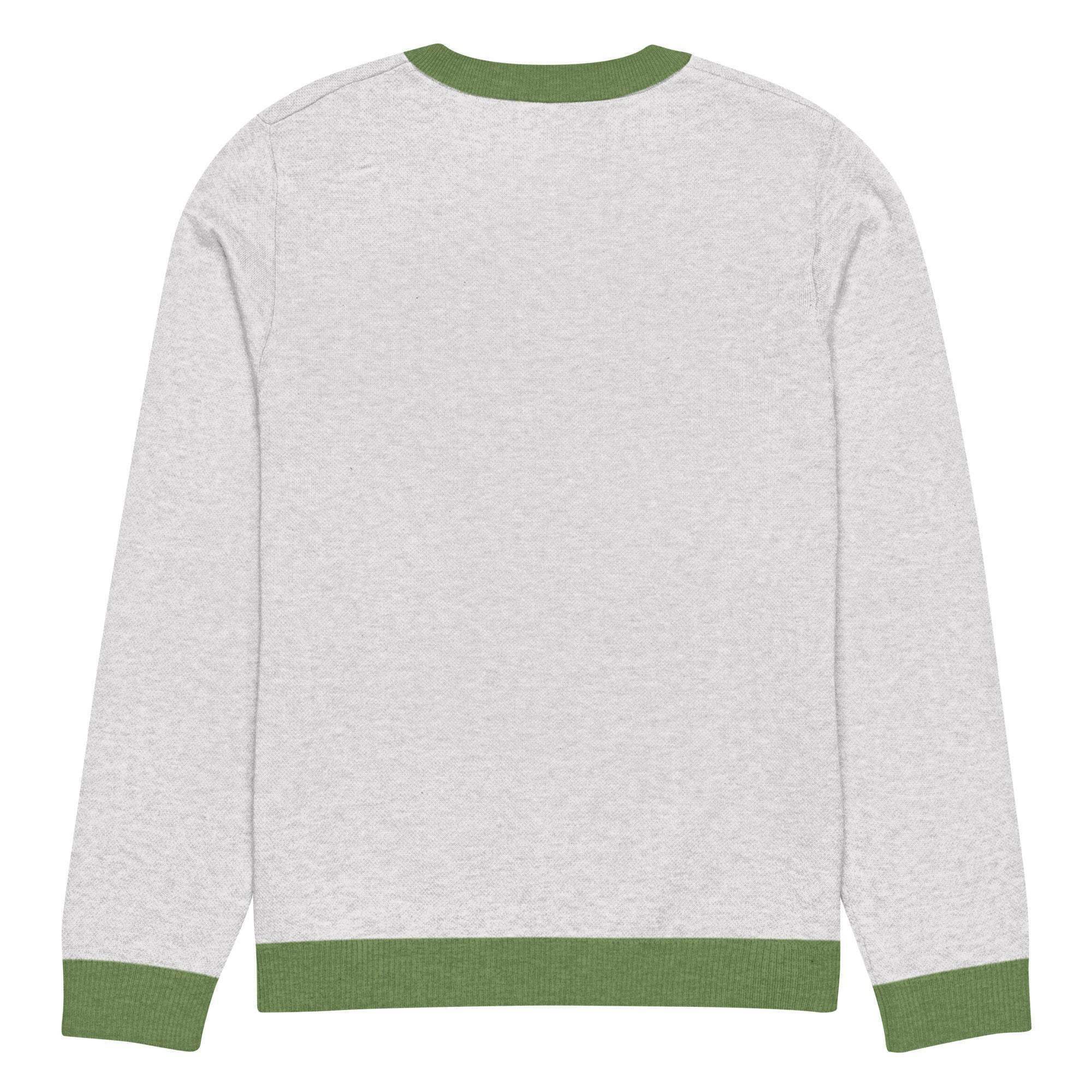 Bitcoin Print Crew Knitted Sweater - InvestmenTees
