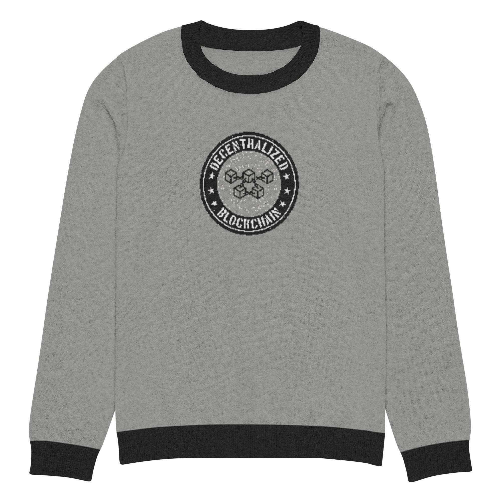 Blockchain Decentralized Crew Knitted Sweater - InvestmenTees