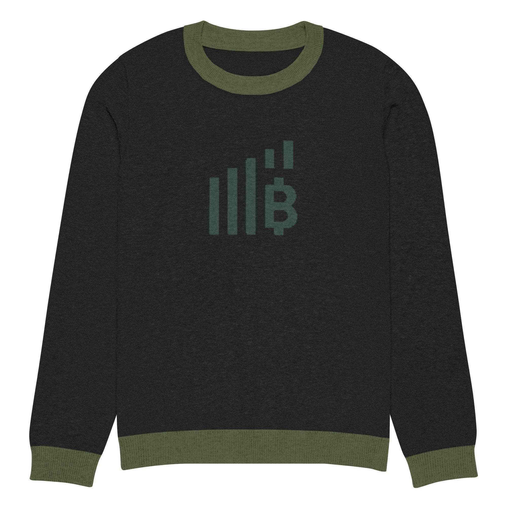 Bitcoin Rise Knitted Crew Sweater - InvestmenTees