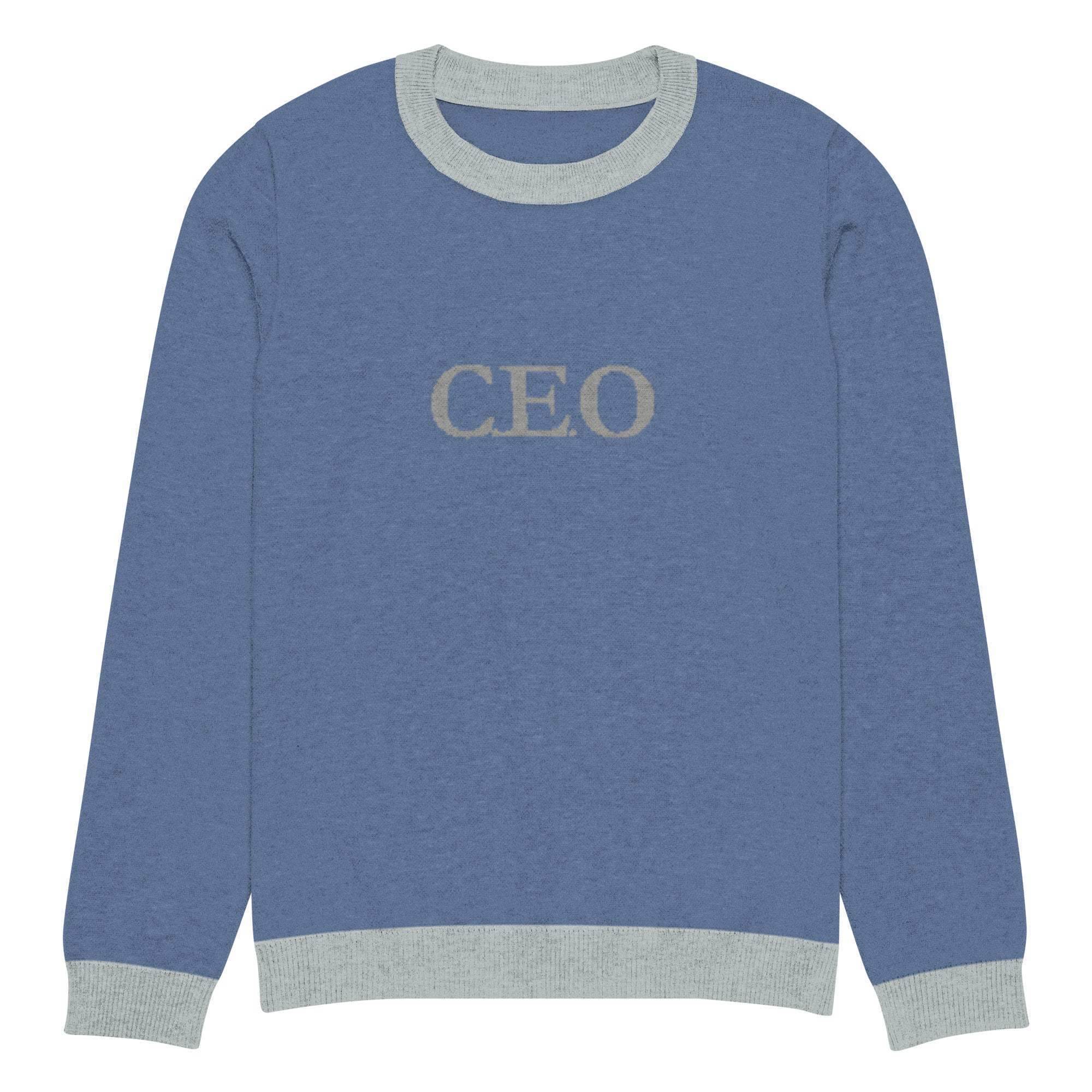 C.E.O. Crew Knitted Sweater - InvestmenTees
