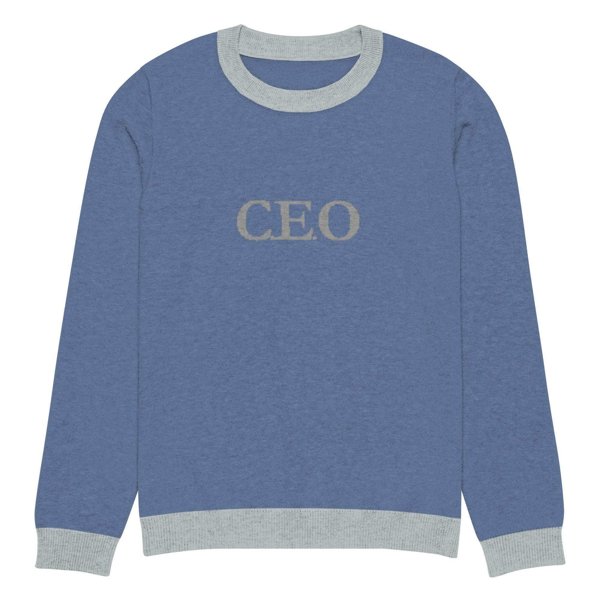 C.E.O. Crew Knitted Sweater - InvestmenTees