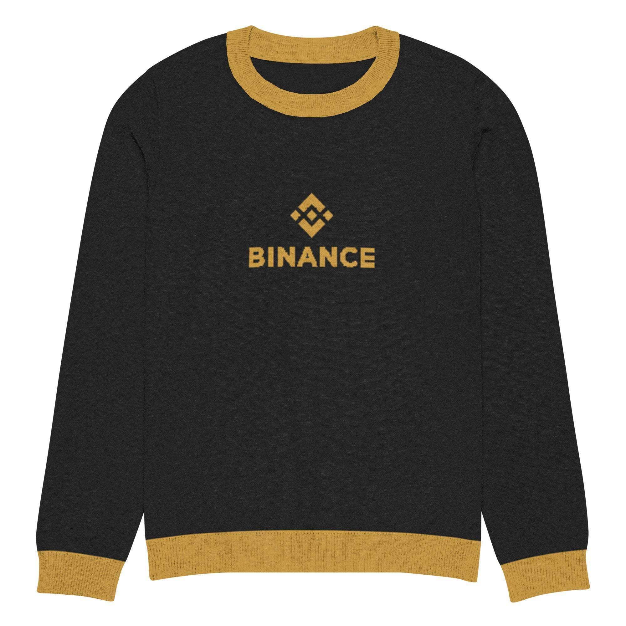 Binance Crew Knitted Sweater - InvestmenTees