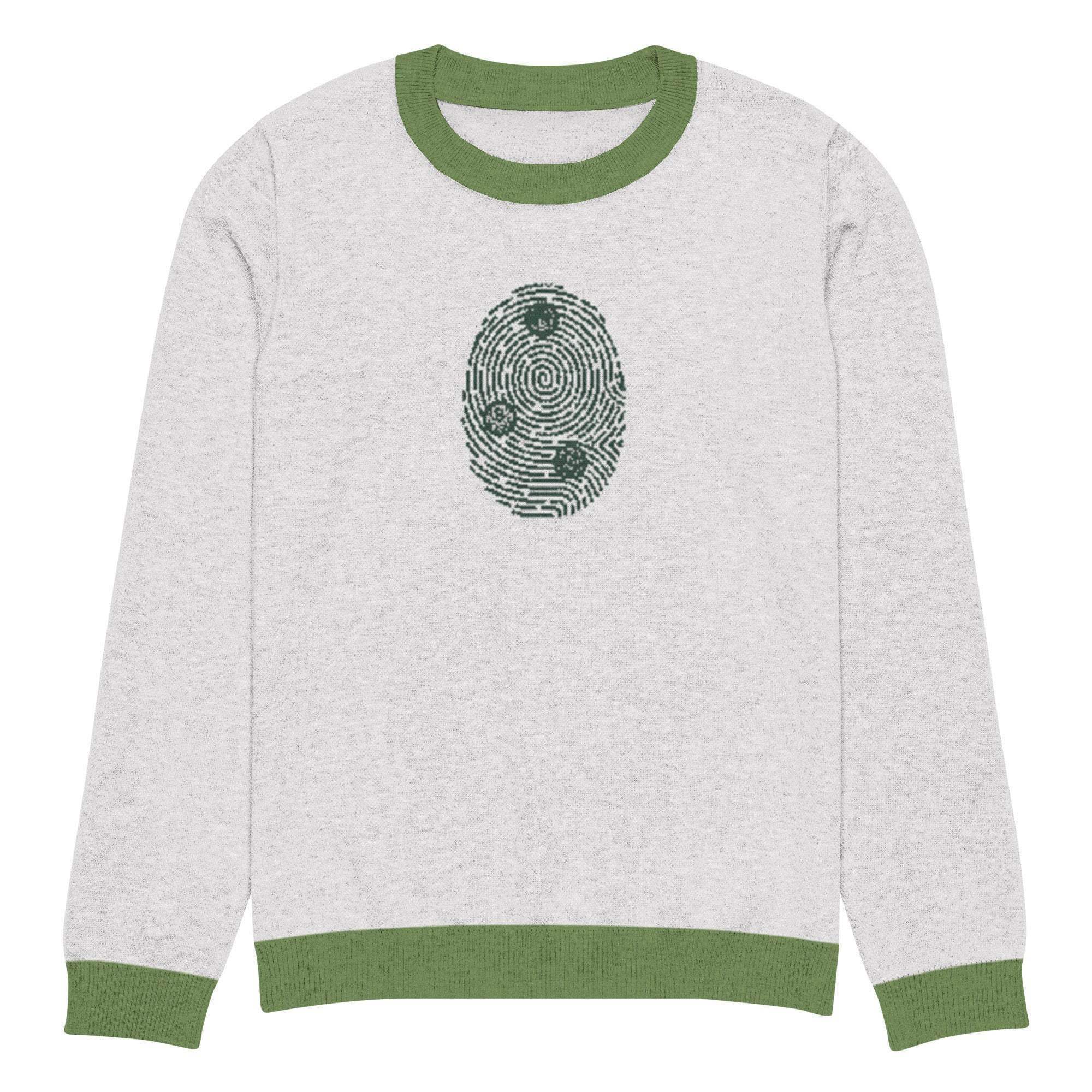 Bitcoin Print Crew Knitted Sweater - InvestmenTees