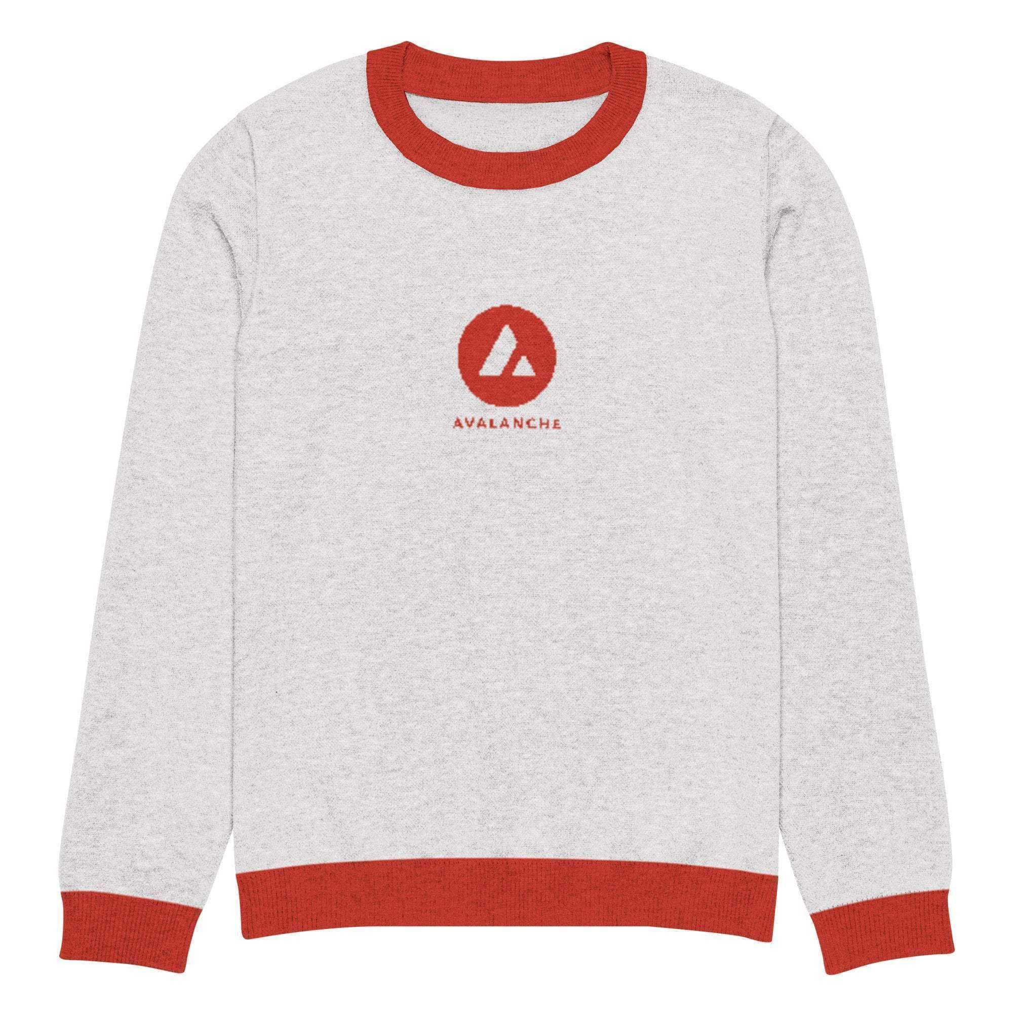 Avalanche | AVAX Crew Knitted Sweater - InvestmenTees