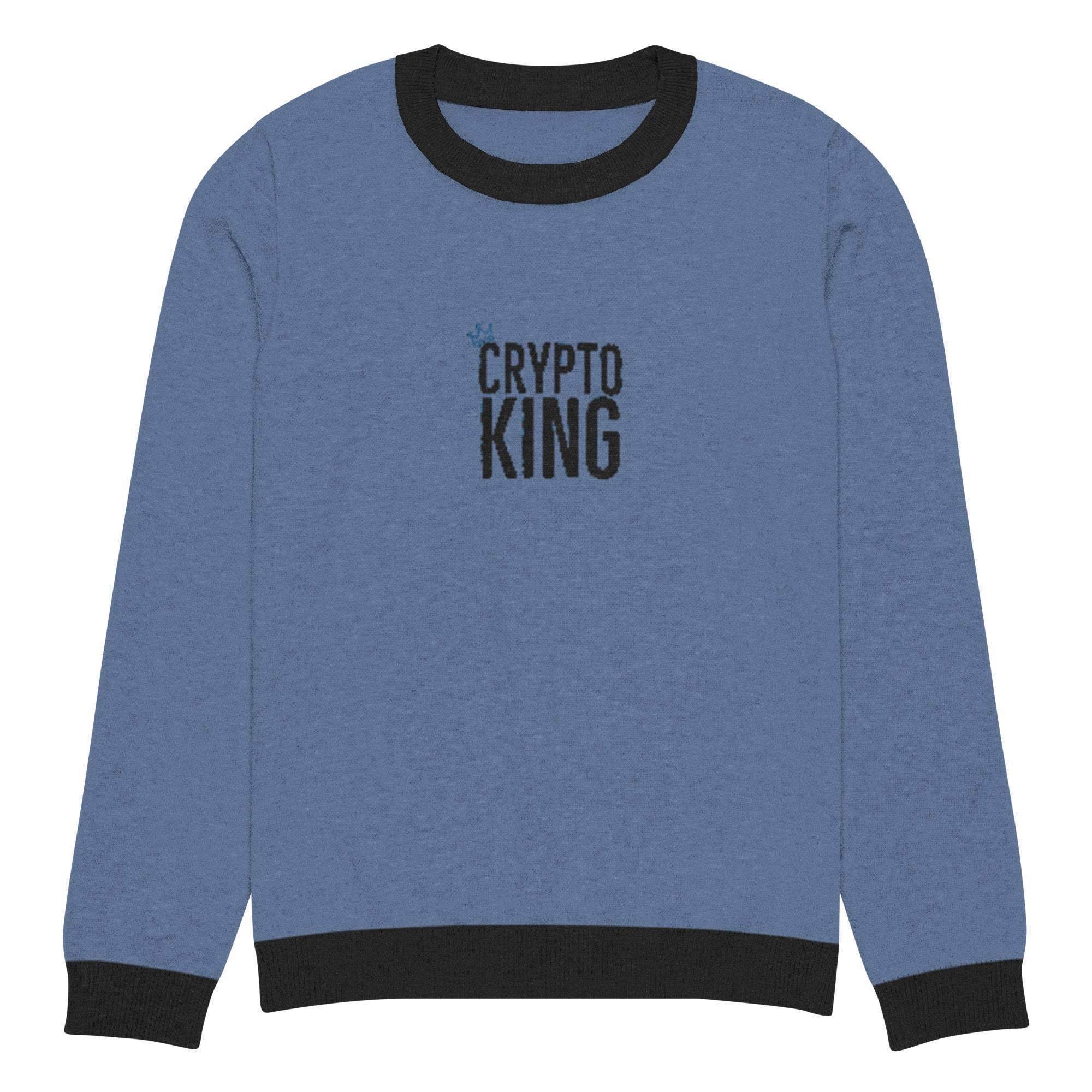 Crypto King Crew Knitted Sweater - InvestmenTees