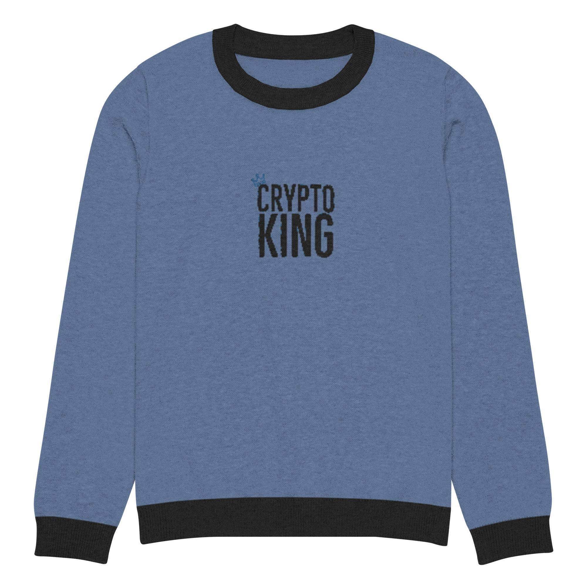 Crypto King Crew Knitted Sweater - InvestmenTees