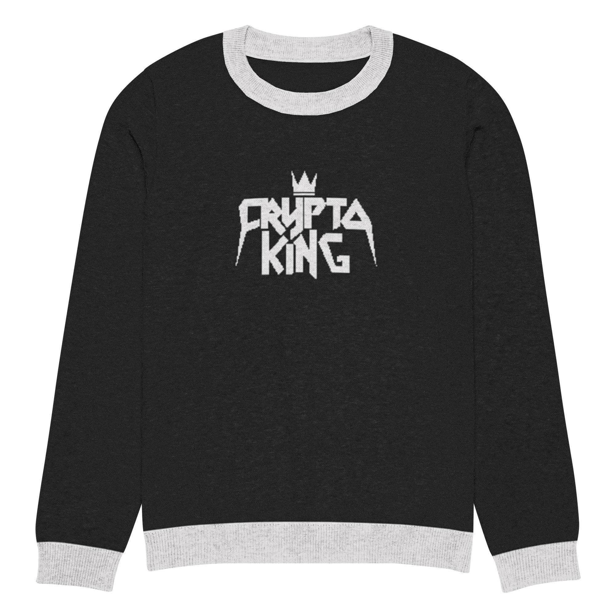 Crypto King Crew Knitted Sweater - InvestmenTees