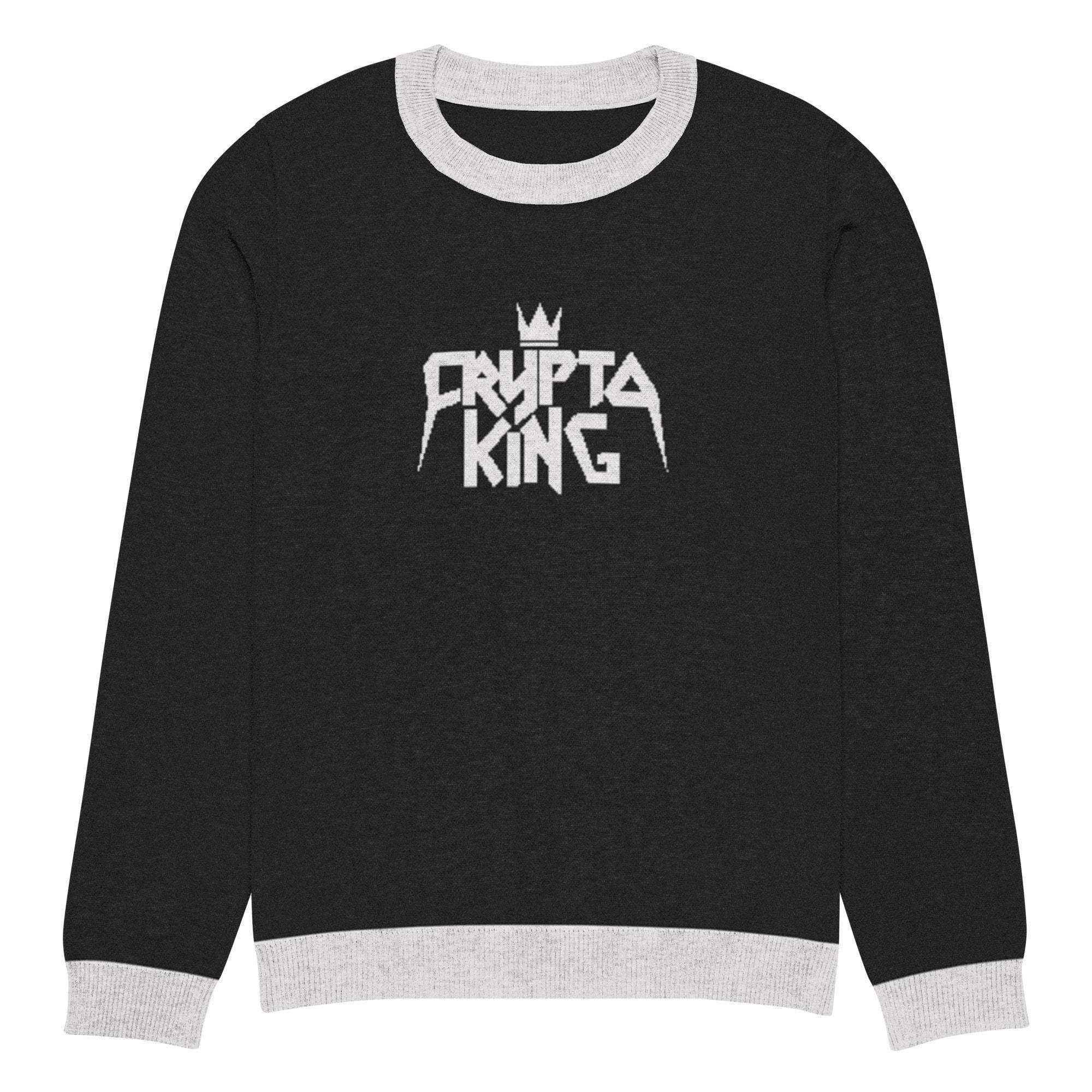 Crypto King Crew Knitted Sweater - InvestmenTees