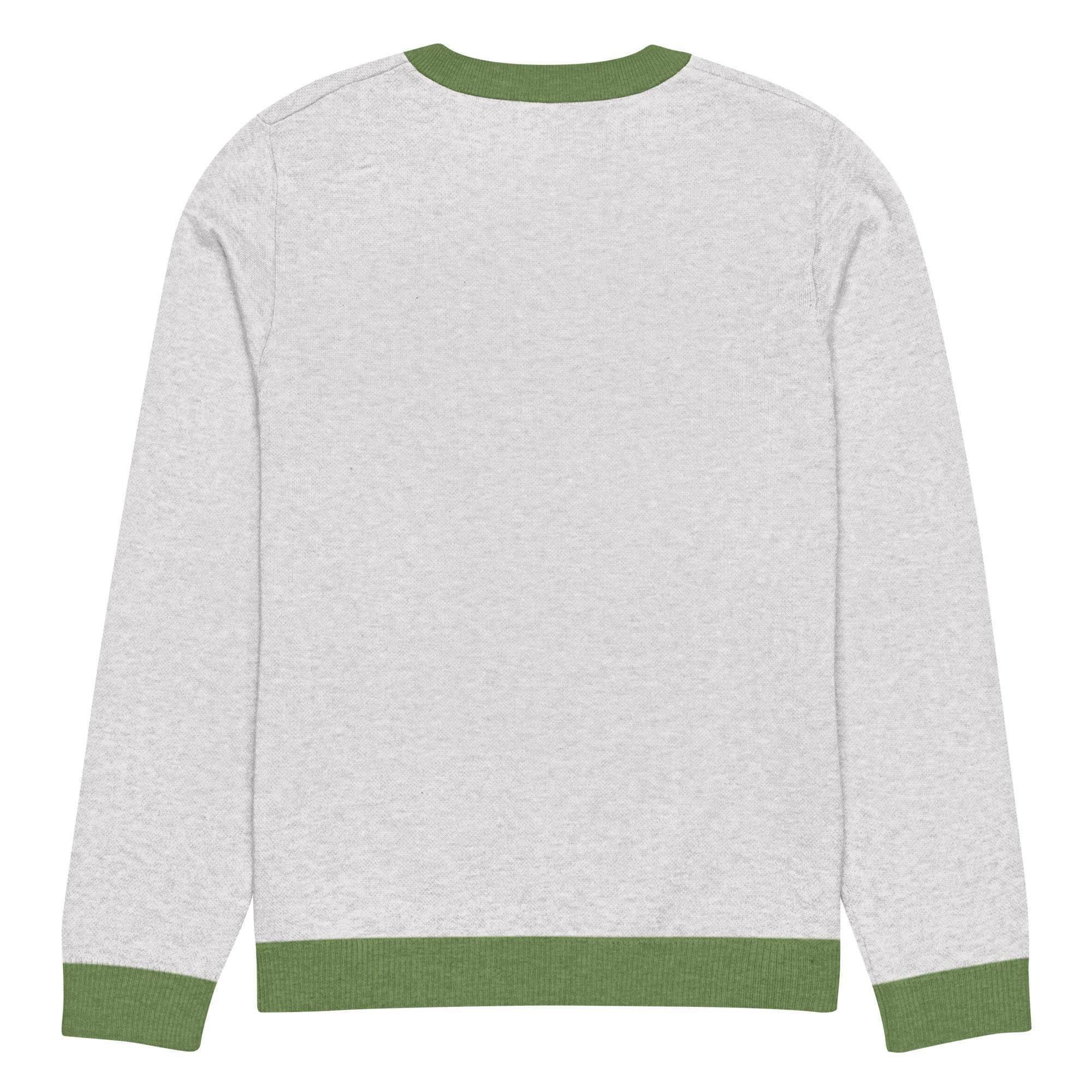 Bitcoin Print Crew Knitted Sweater - InvestmenTees