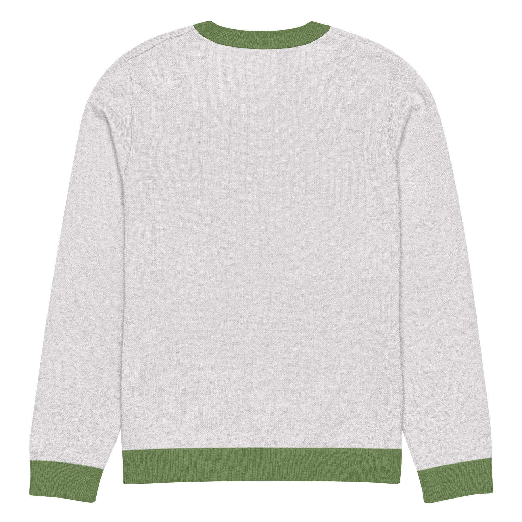 Bitcoin Print Crew Knitted Sweater - InvestmenTees