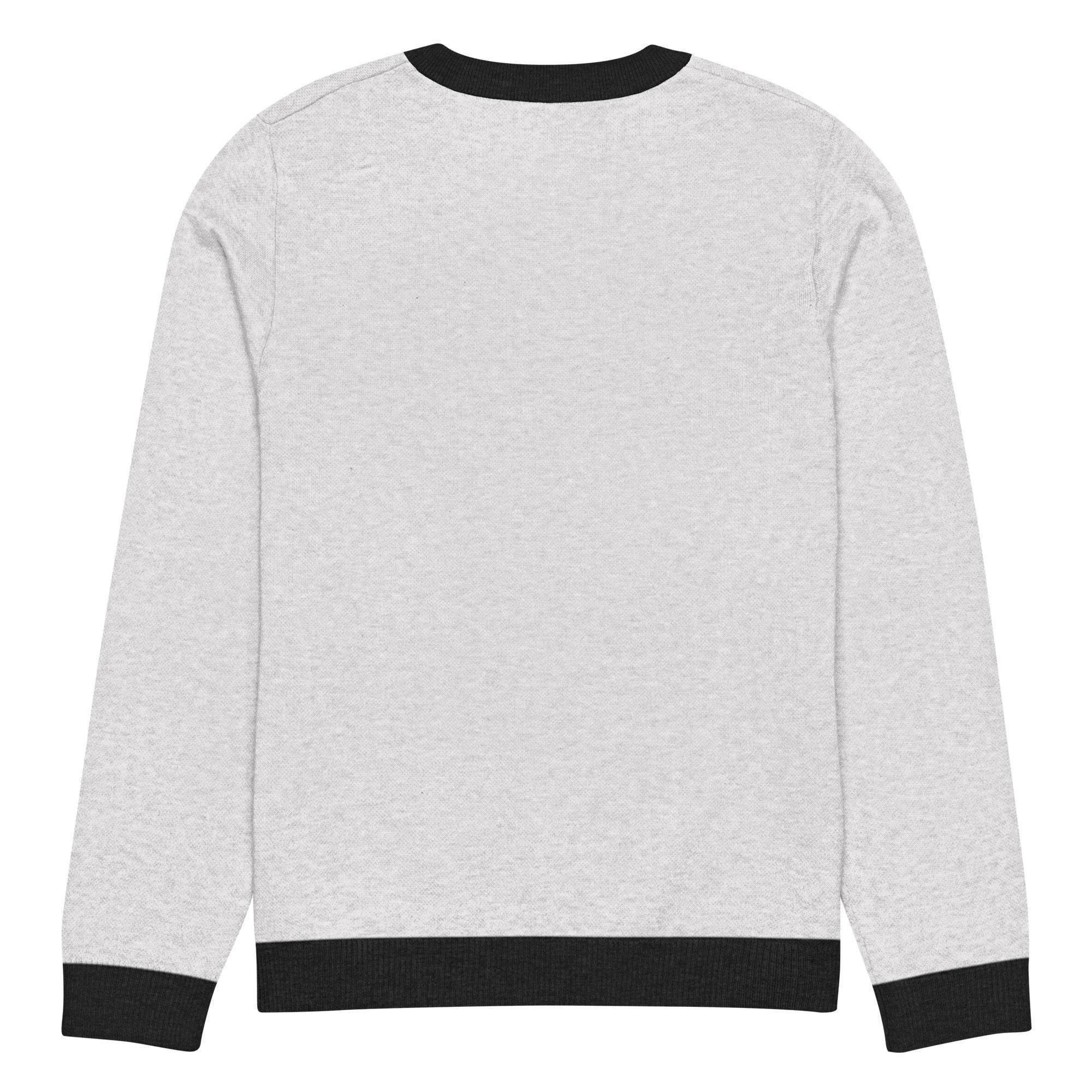 Black Wall Street Crew Knitted Sweater - InvestmenTees