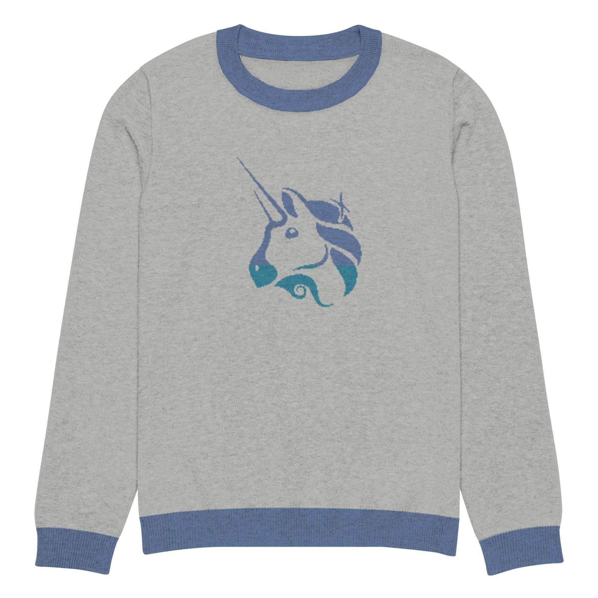 Uniswap Crypto Knitted Crew Sweater - InvestmenTees