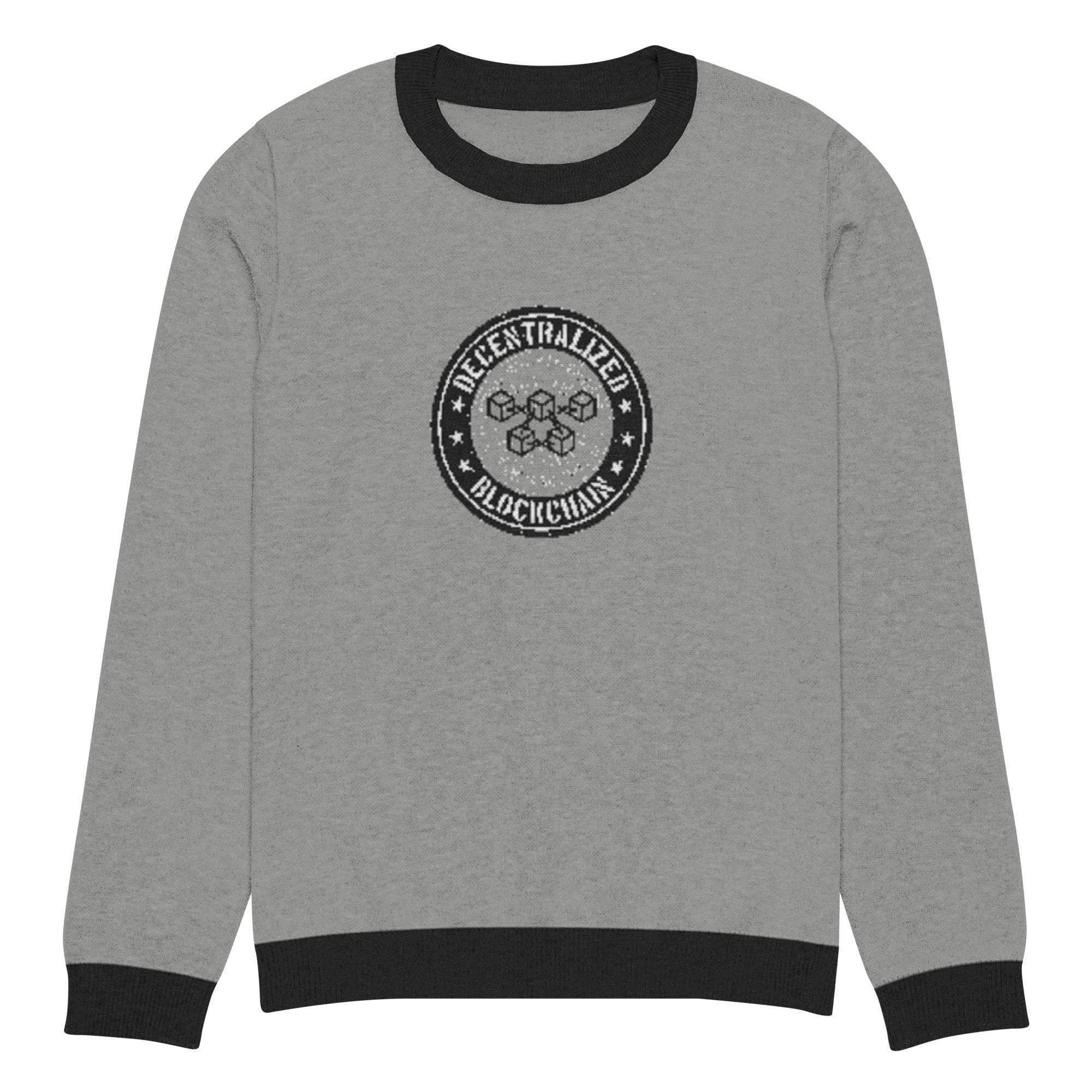 Blockchain Decentralized Crew Knitted Sweater - InvestmenTees