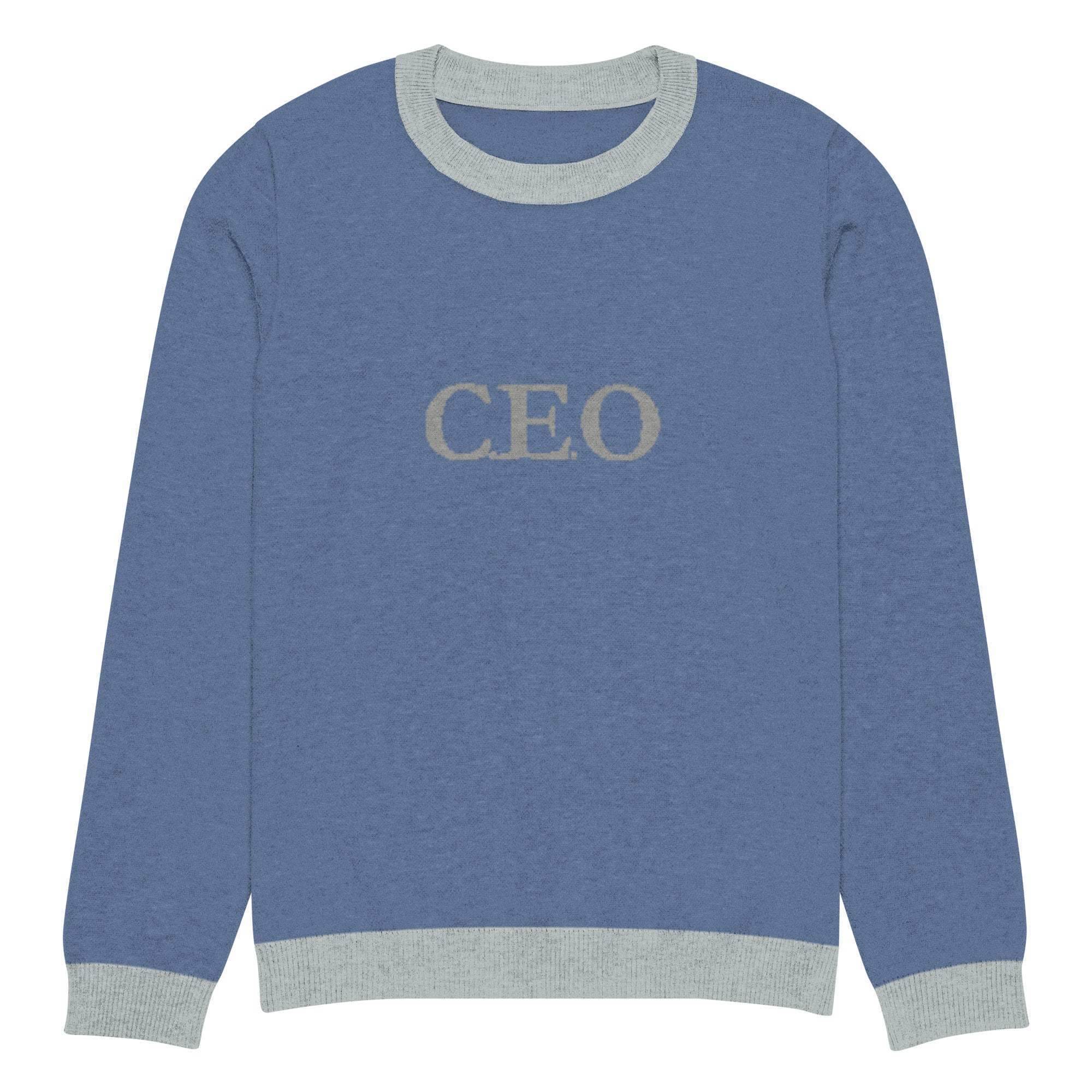 C.E.O. Crew Knitted Sweater - InvestmenTees