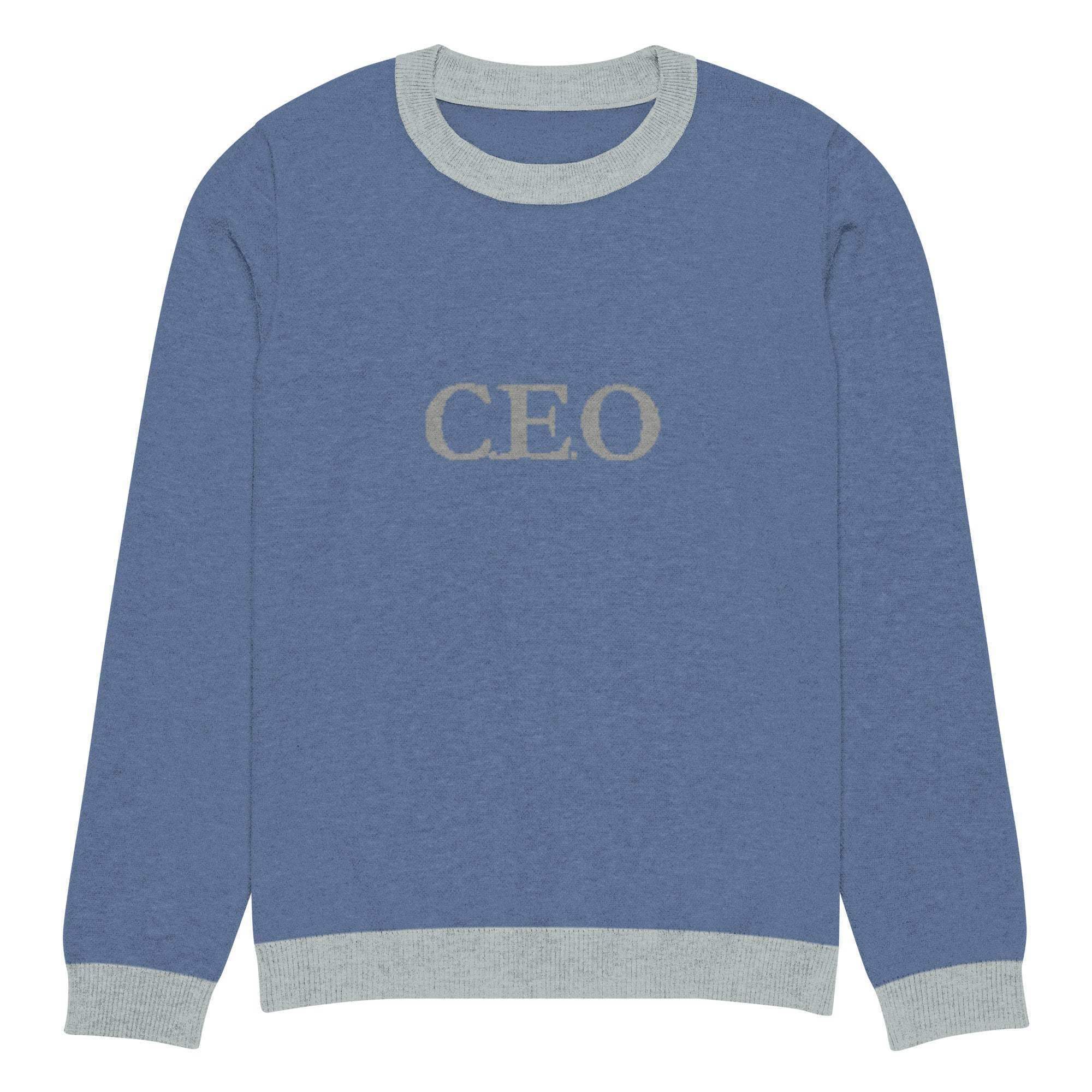 C.E.O. Crew Knitted Sweater - InvestmenTees