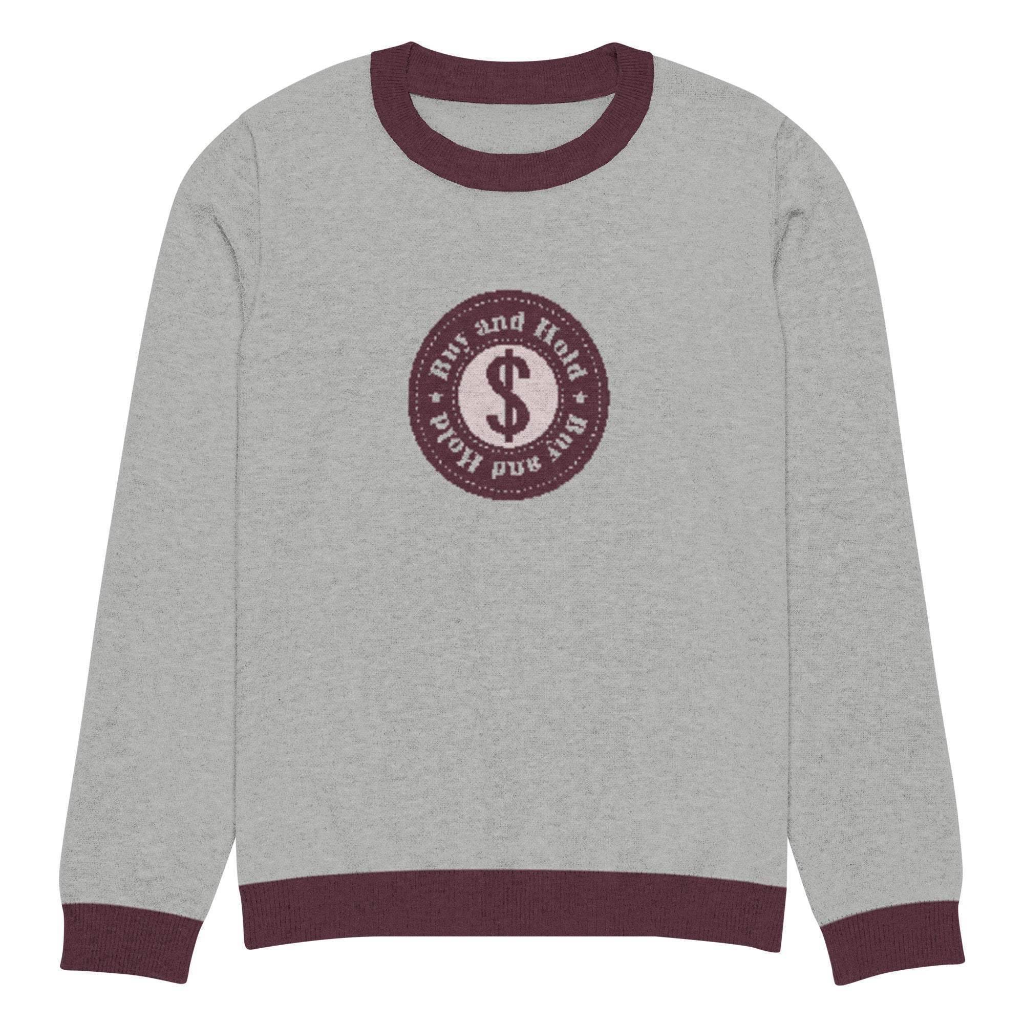 Buy & Hold Crew Knitted Sweater - InvestmenTees