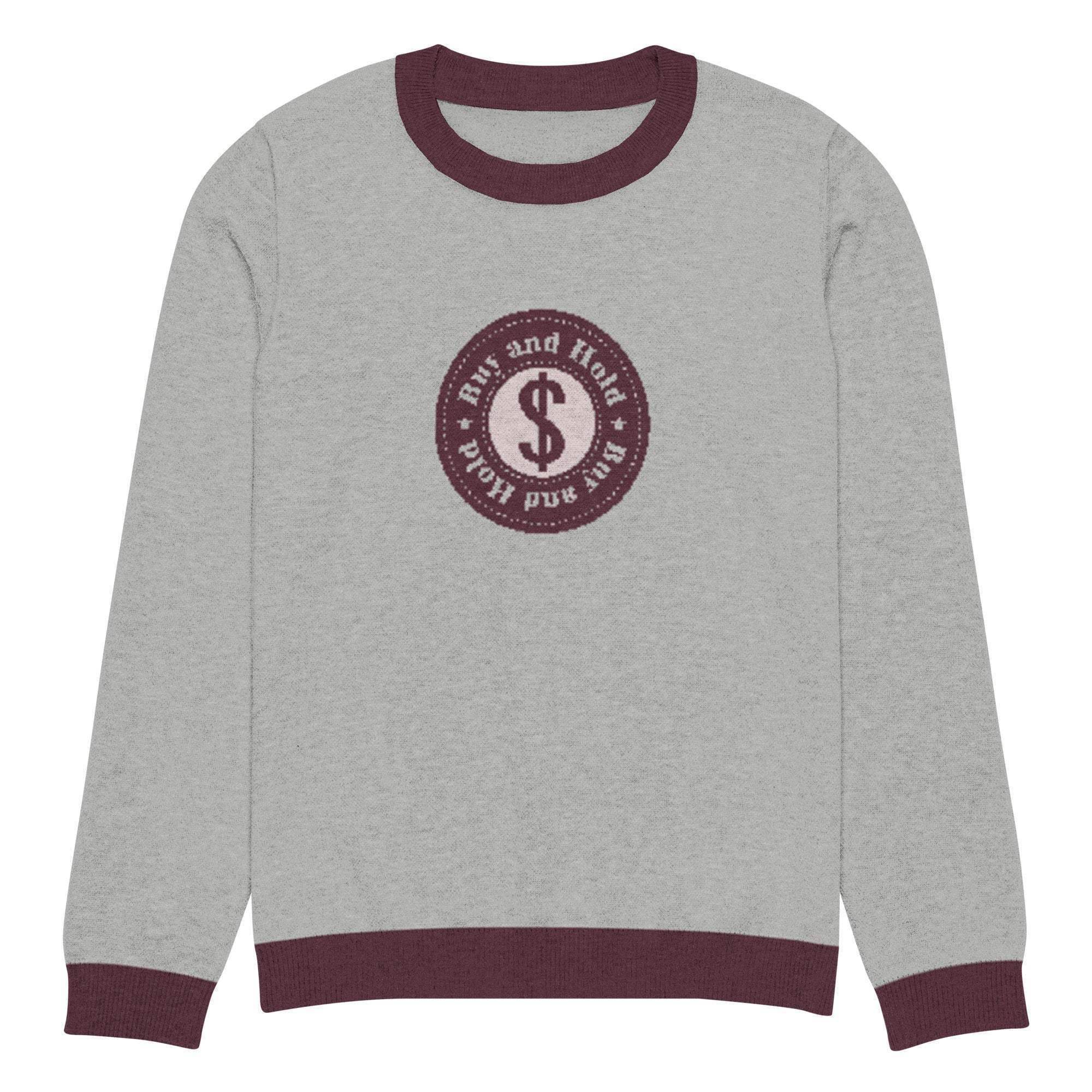 Buy & Hold Crew Knitted Sweater - InvestmenTees
