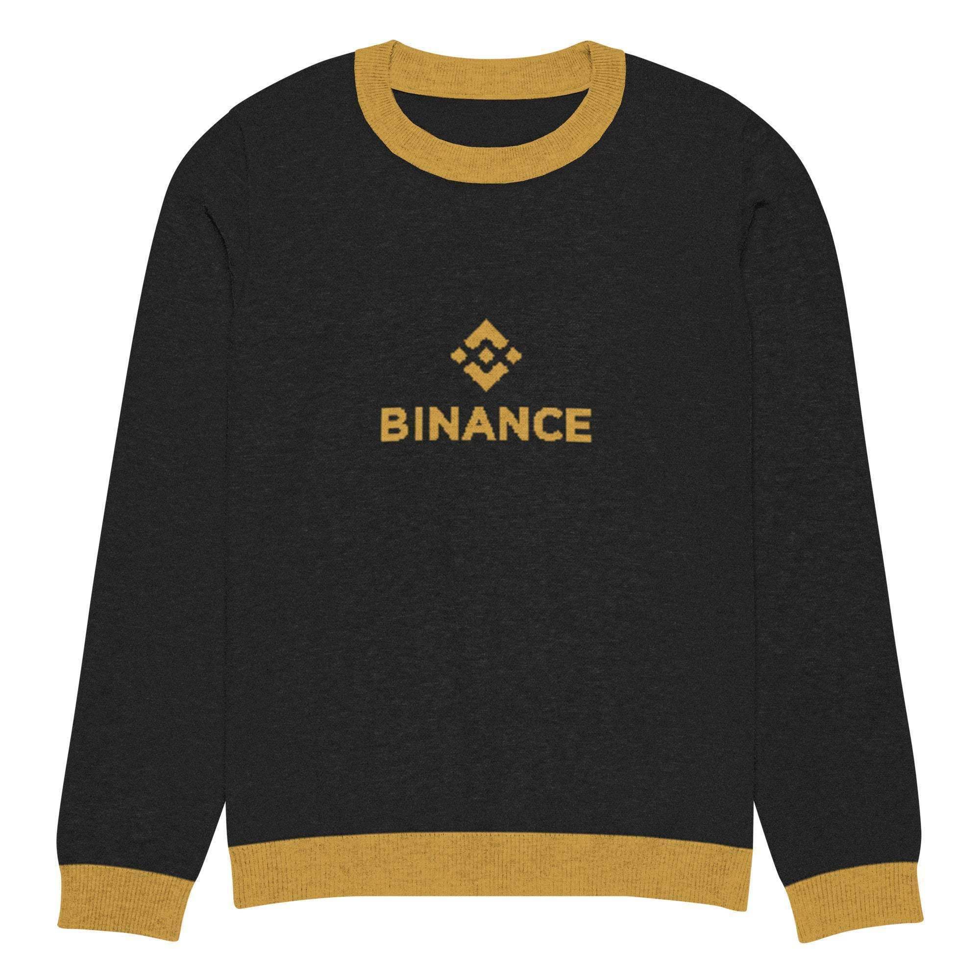 Binance Crew Knitted Sweater - InvestmenTees