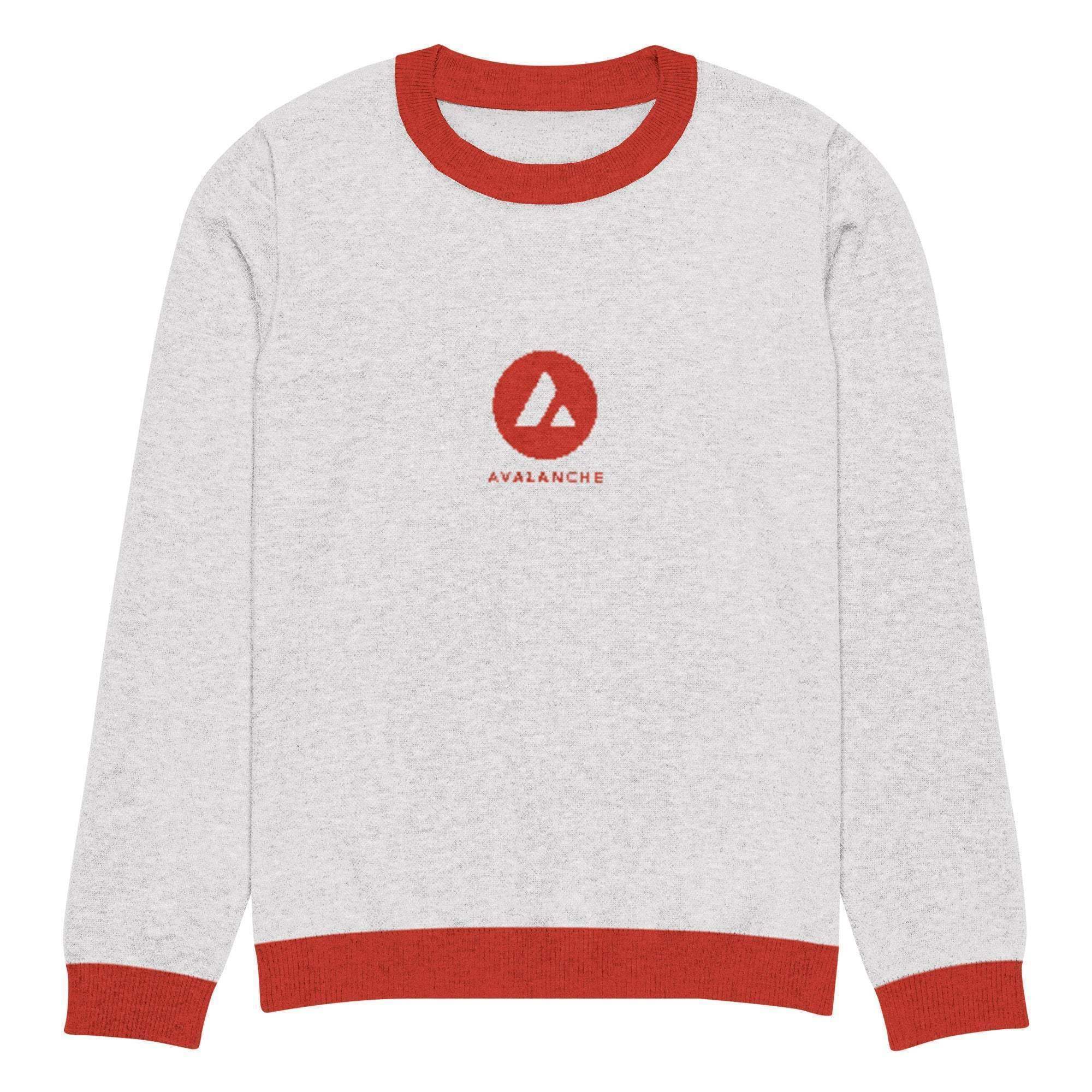 Avalanche | AVAX Crew Knitted Sweater - InvestmenTees