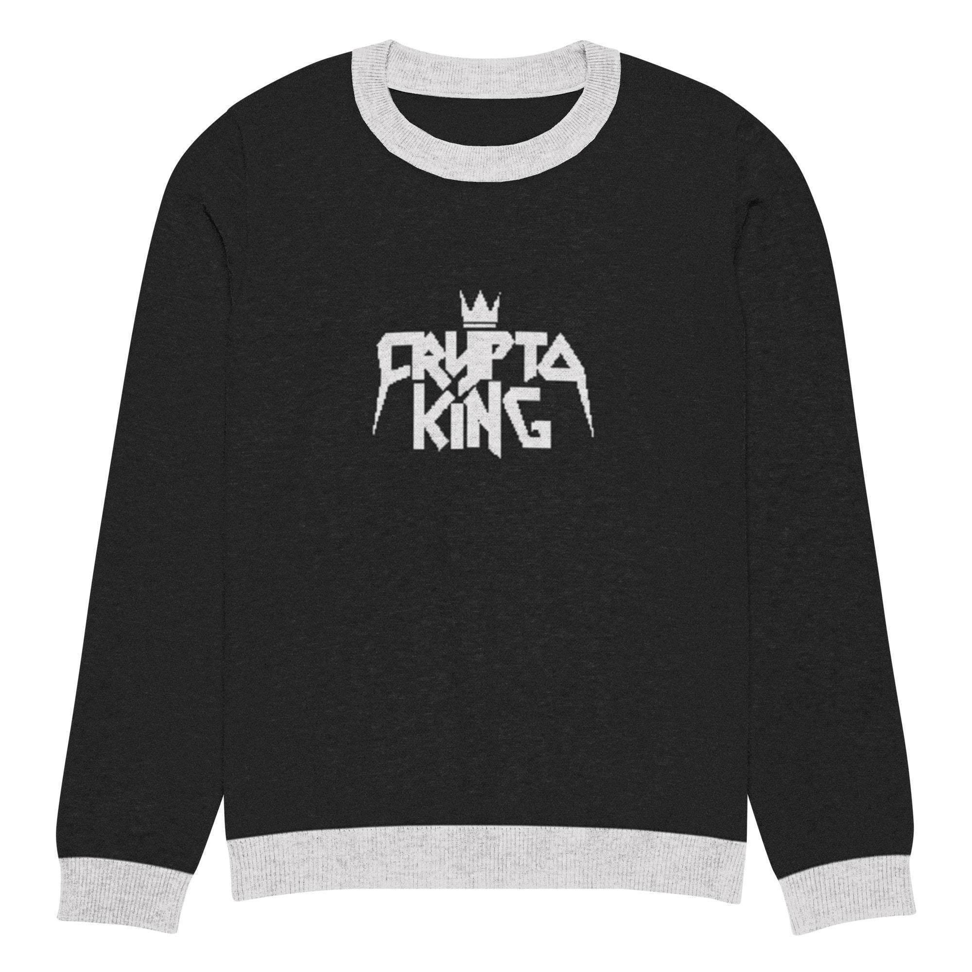 Crypto King Crew Knitted Sweater - InvestmenTees