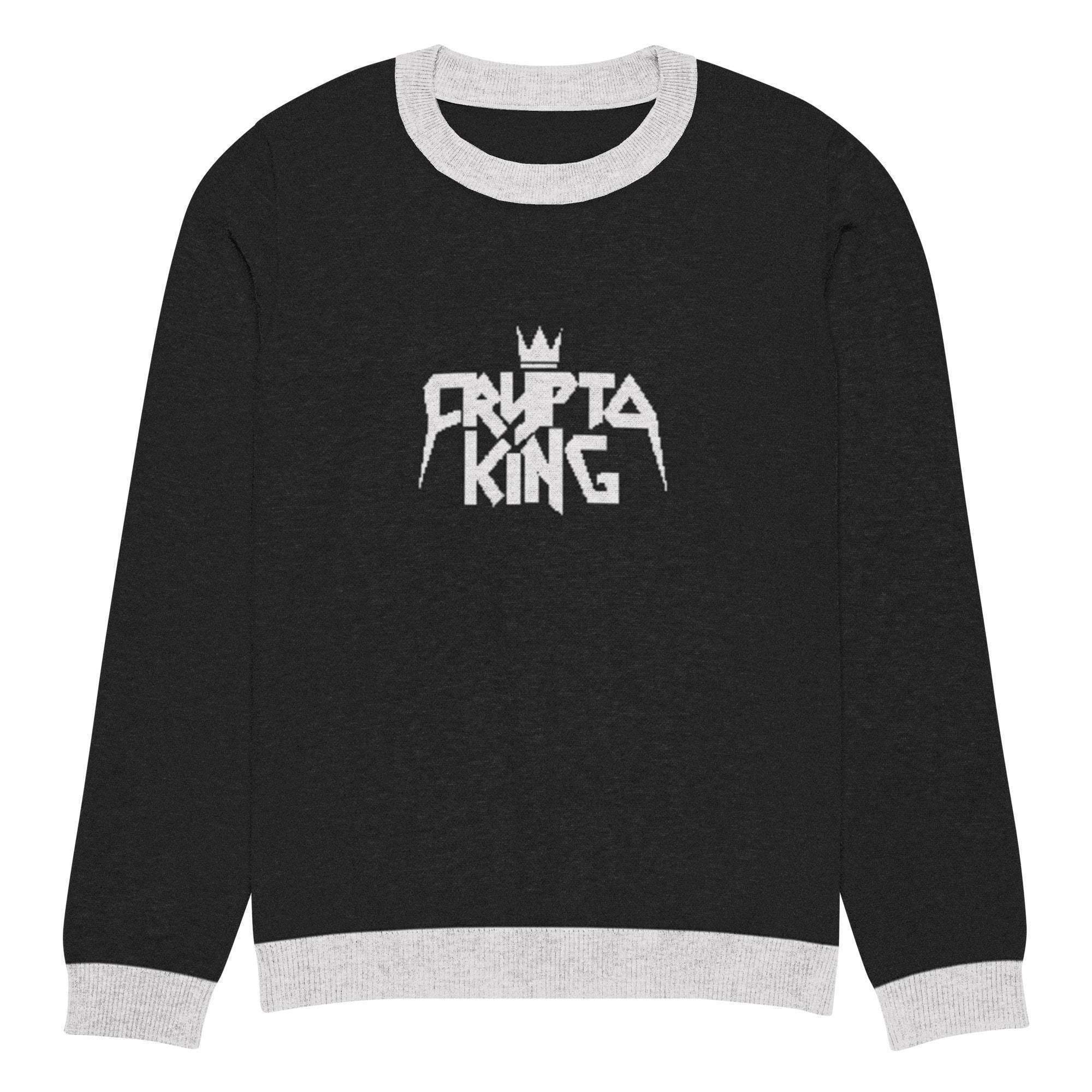 Crypto King Crew Knitted Sweater - InvestmenTees
