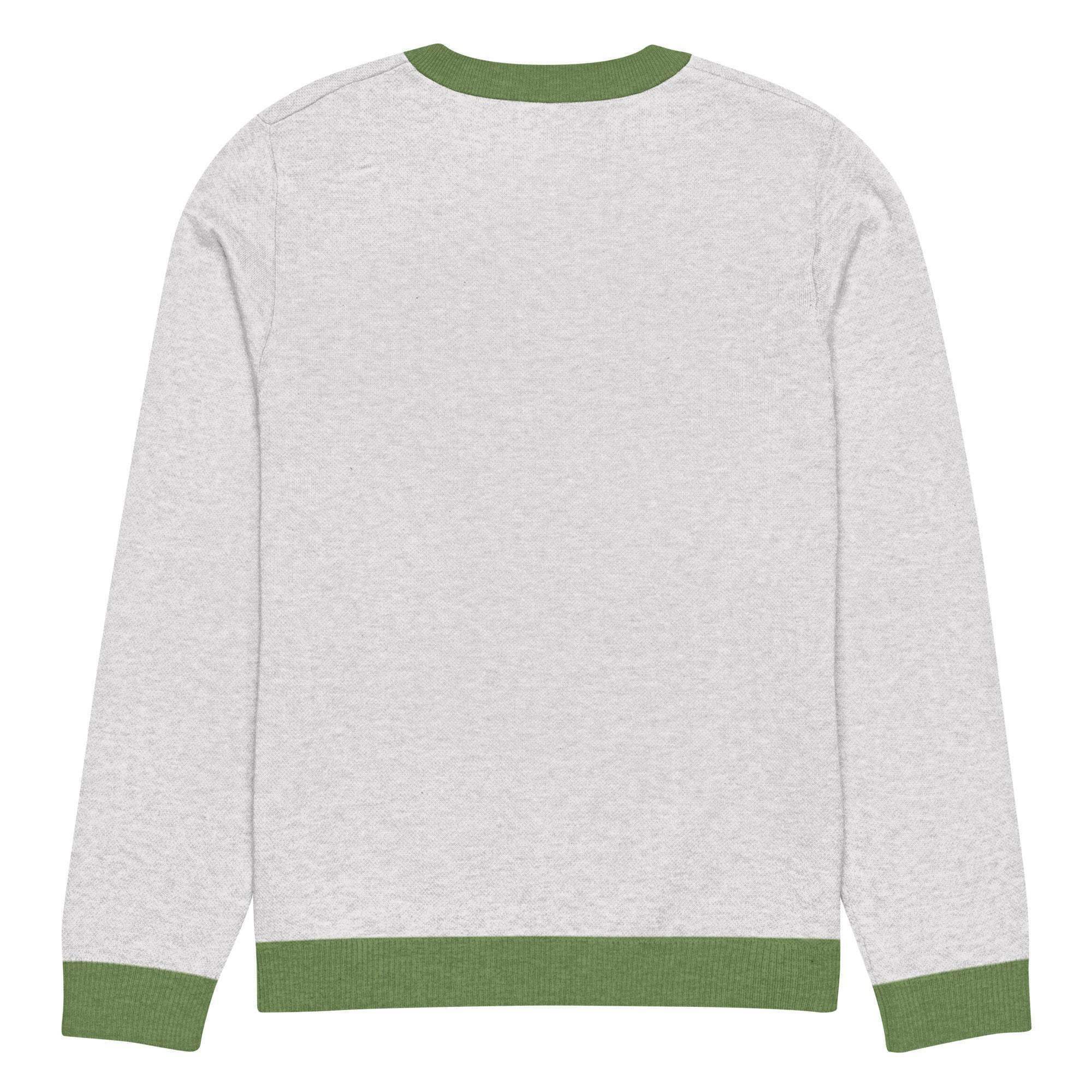 Bitcoin Print Crew Knitted Sweater - InvestmenTees